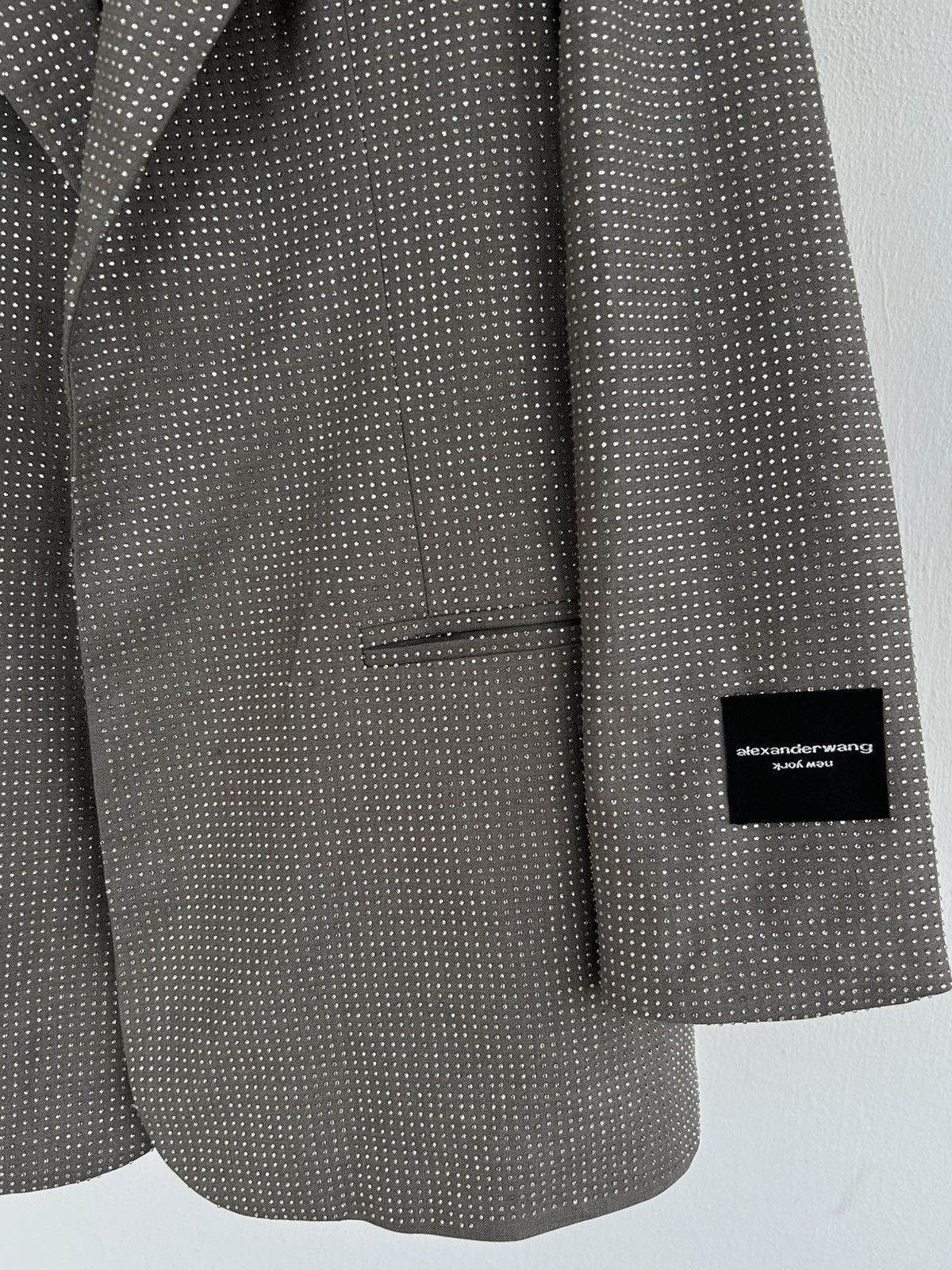 Alexander Wang Holy Grail❗️Crystal Blazer Size 46R - 7 Thumbnail
