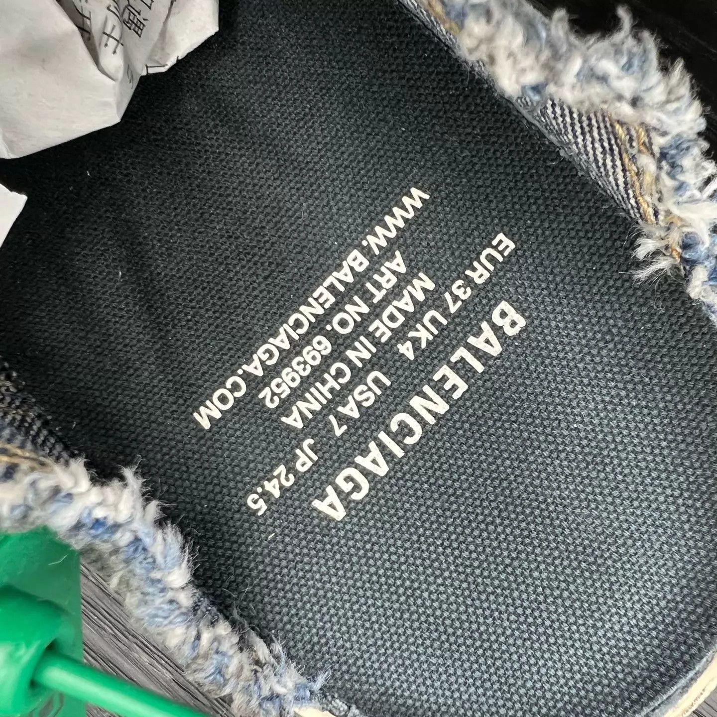 Balenciaga Balenciaga Denim Blue Flat Mules Women's 37 Size US 6.5 / IT 36.5 - 6 Thumbnail