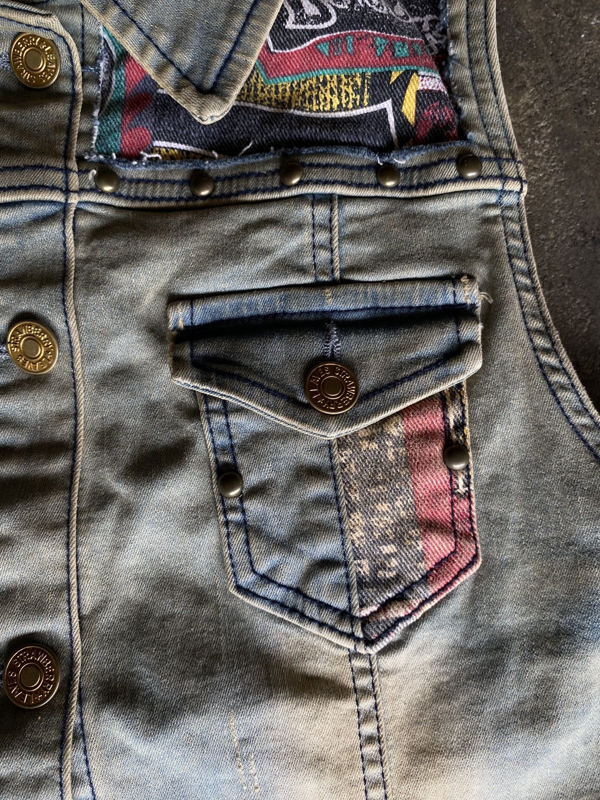 If Six Was Nine YEOMIGO PUNK DENIM VEST JACKET Size US S / EU 44-46 / 1 - 7 Thumbnail