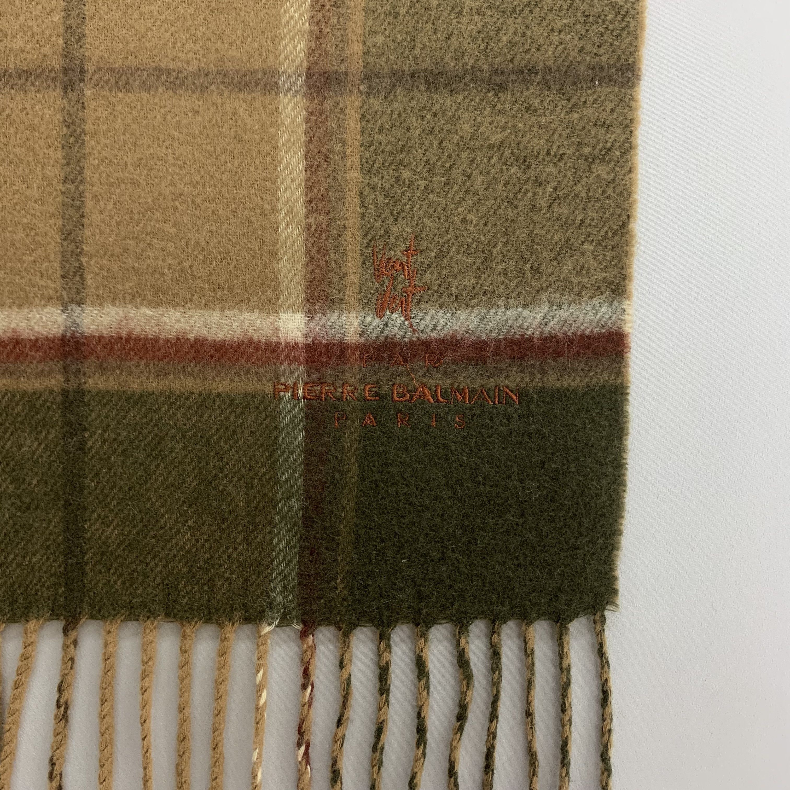 Pierre Balmain Pierre Balmain Scarf Wool Muffler Neck Wrap BL1065 Size ONE SIZE - 5 Thumbnail