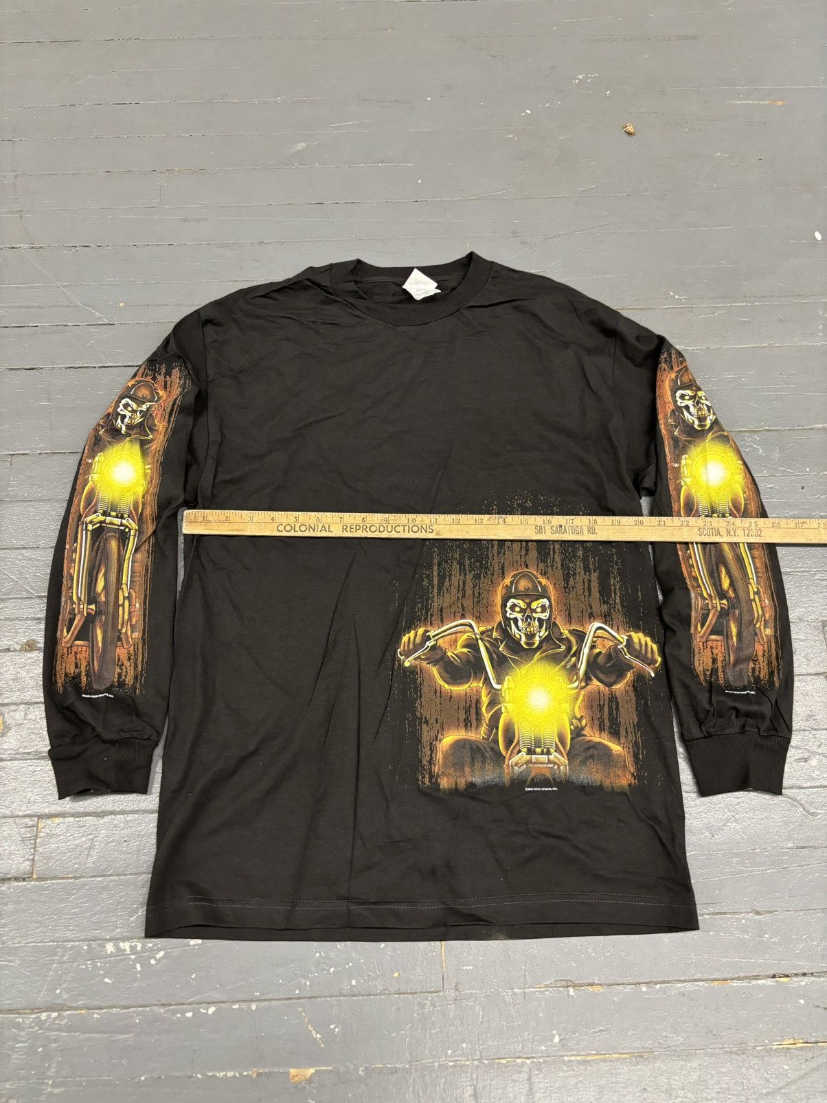 Harley Davidson × Vintage Vintage GSI biker flame tee Y2K Size US L / EU 52-54 / 3 - 5 Thumbnail