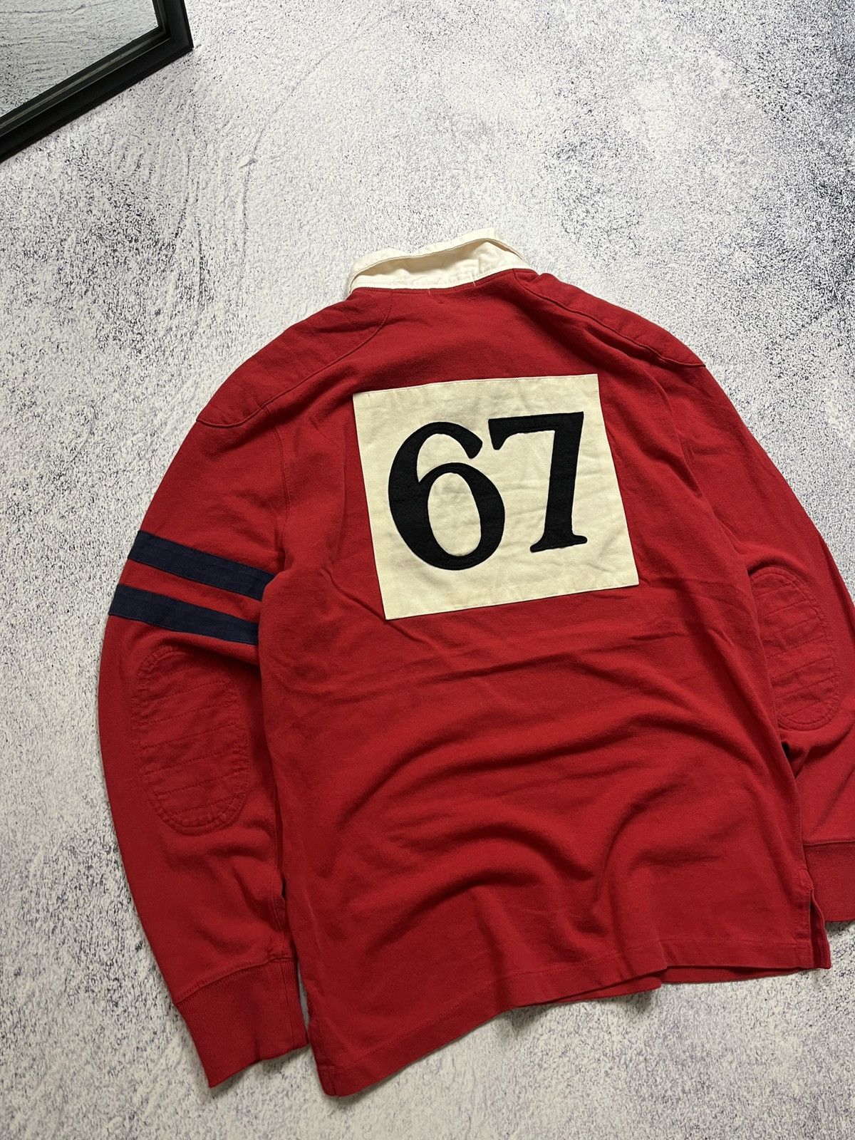 Polo Ralph Lauren Vintage Polo Ralph Lauren Rugby Shirt #67 Big Logo Y2k Size US M / EU 48-50 / 2 - 9 Thumbnail