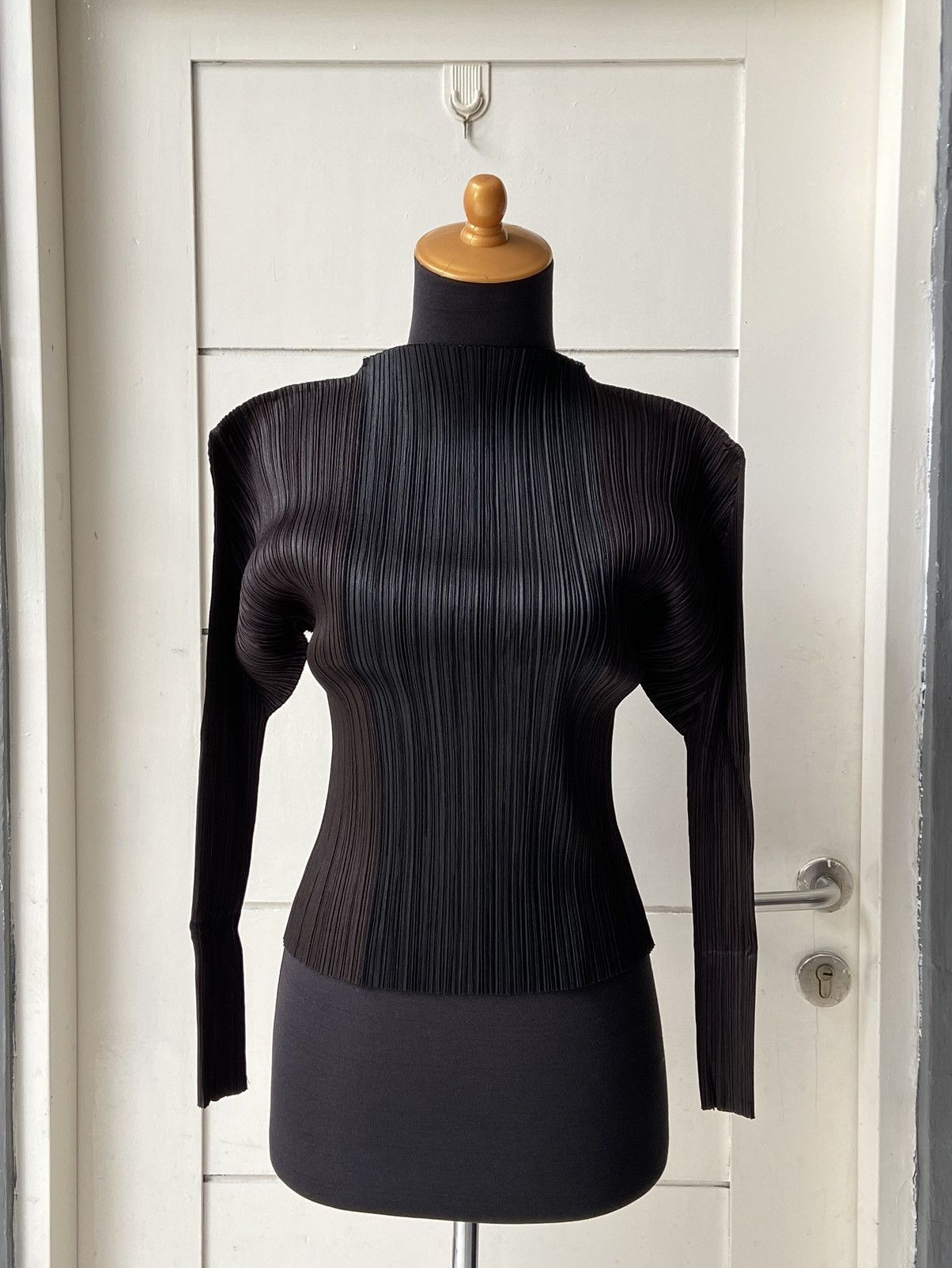 Issey Miyake Pleats Please Rib Pleats Basics Top | Grailed