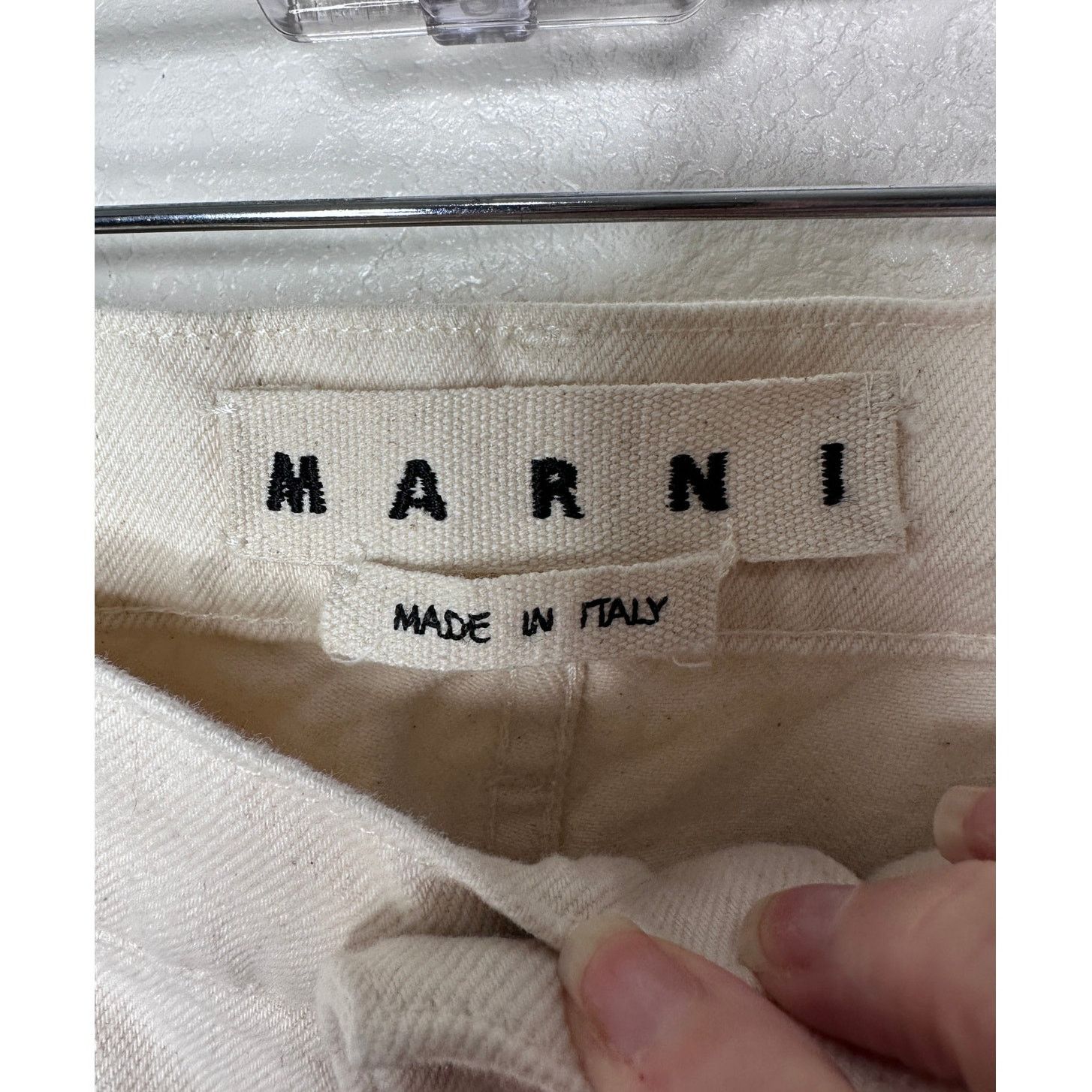 Marni Marni Floral Print Flared Floral Painted Denim Jeans 31 Size 31" - 7 Thumbnail