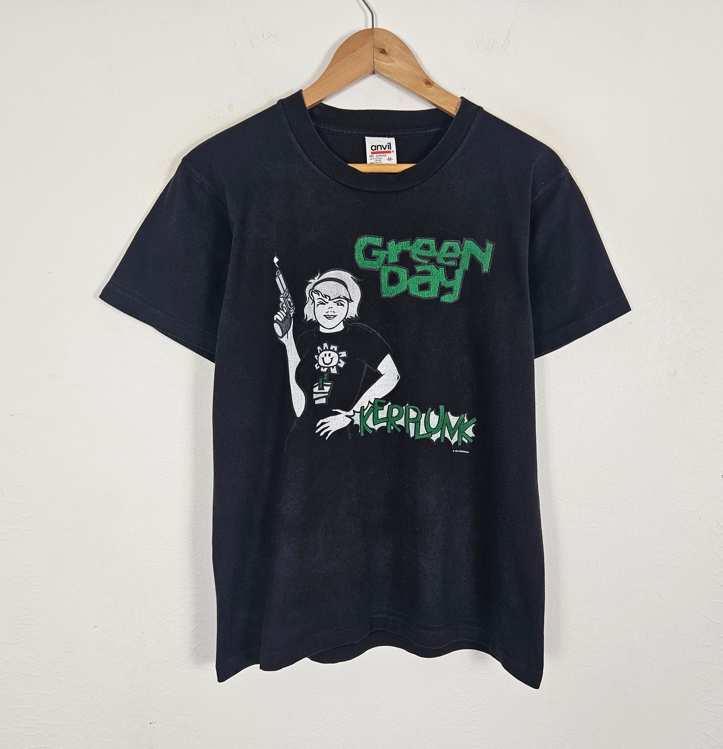 Band Tees Vintage 90s Green Day Kerplunk Album Promo Punk shirt Size US M / EU 48-50 / 2 - 3 Thumbnail