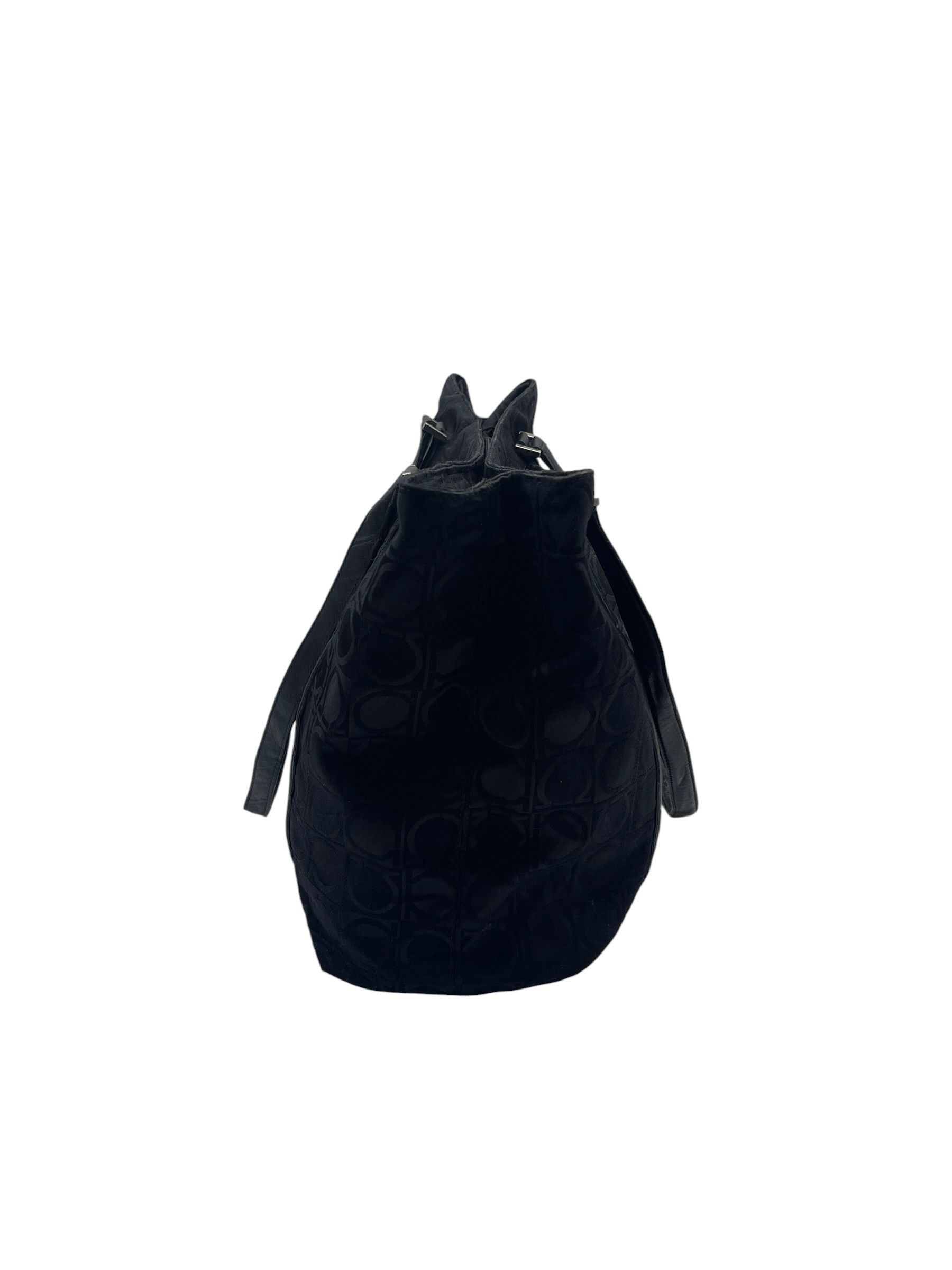 Salvatore Ferragamo Vintage Salvatore Ferragamo Gancini Monogram Nylon Tote Bag Size ONE SIZE - 4 Thumbnail