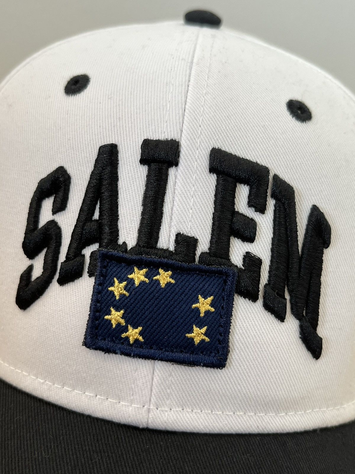 S4LEM Salem Flag Hat White (Rare Misprint) Size ONE SIZE - 2 Thumbnail