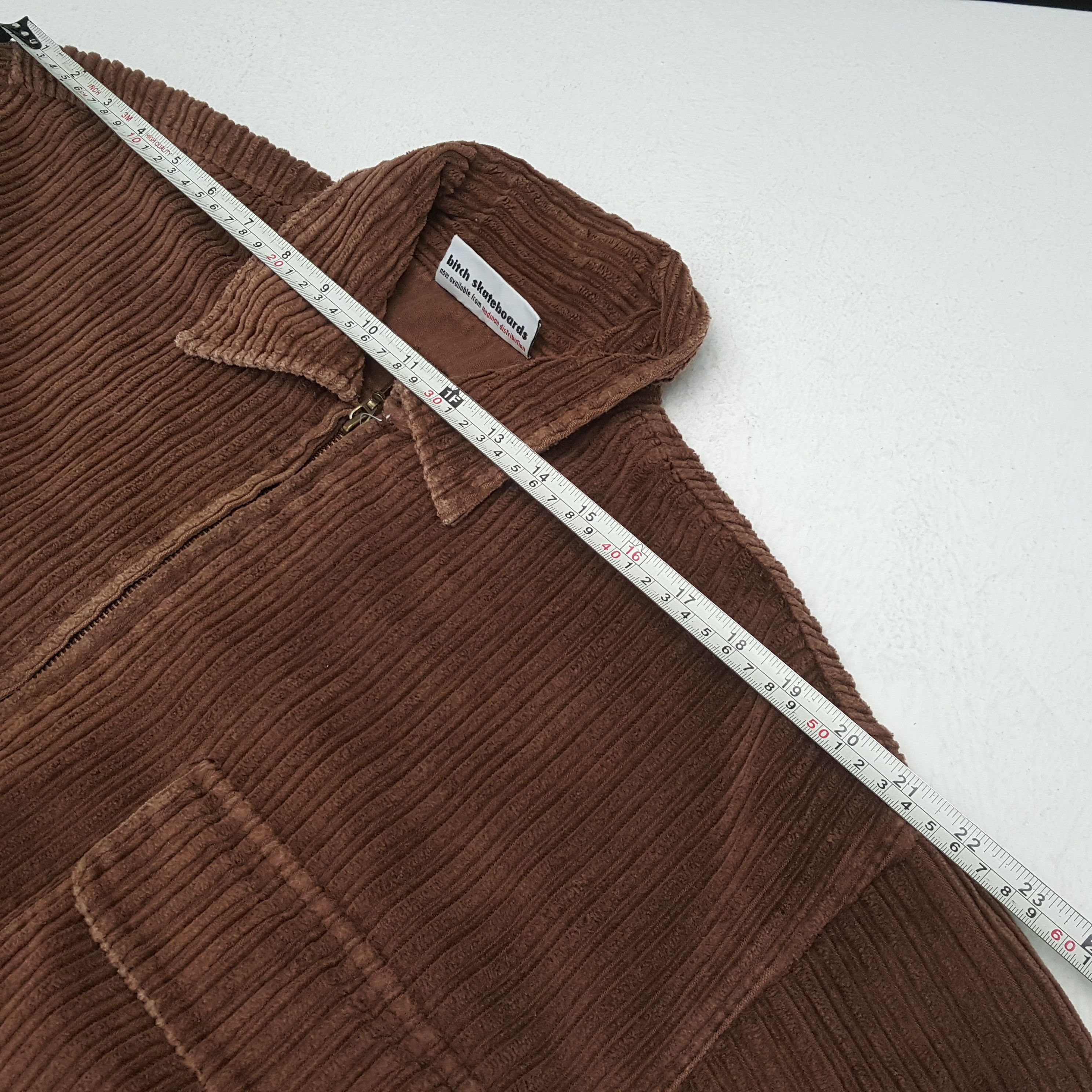 Vintage Vintage BITCH SKATEBOARD Corduroy Style Zipper Jacket Size US XL / EU 56 / 4 - 6 Thumbnail