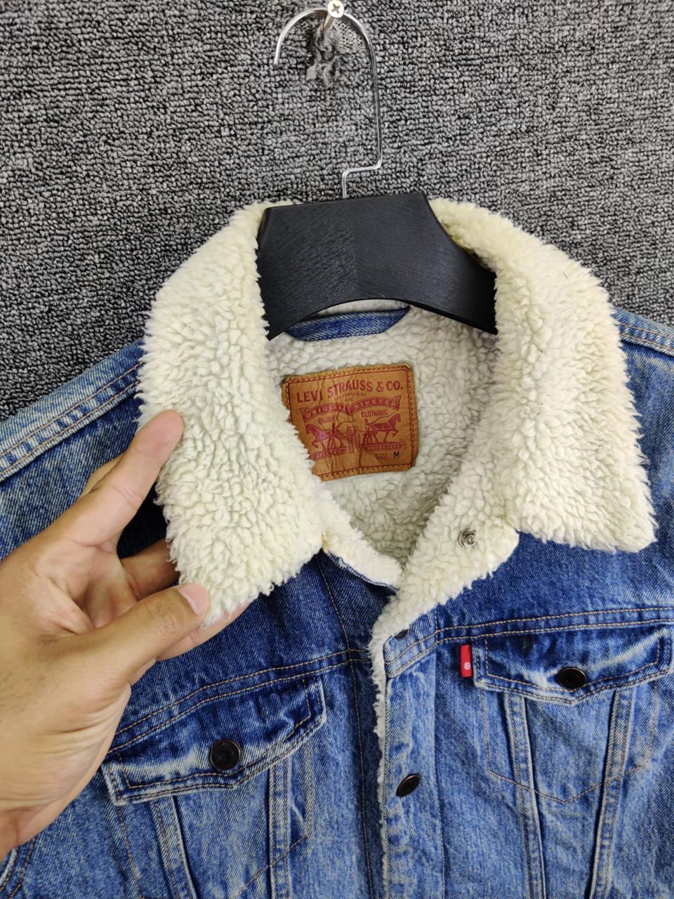 Levi's Vintage Levis Sherpa Denim Trucker Jacket Size US M / EU 48-50 / 2 - 4 Thumbnail