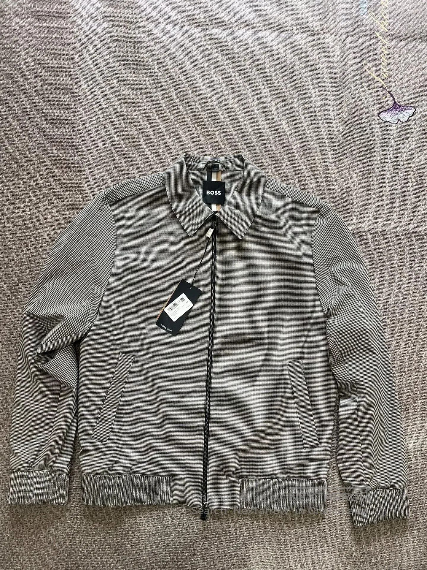 Hugo Boss HUGO BOSS FW24 Houndstooth Wool Jacket. Size US M / EU 48-50 / 2 - 1 Thumbnail