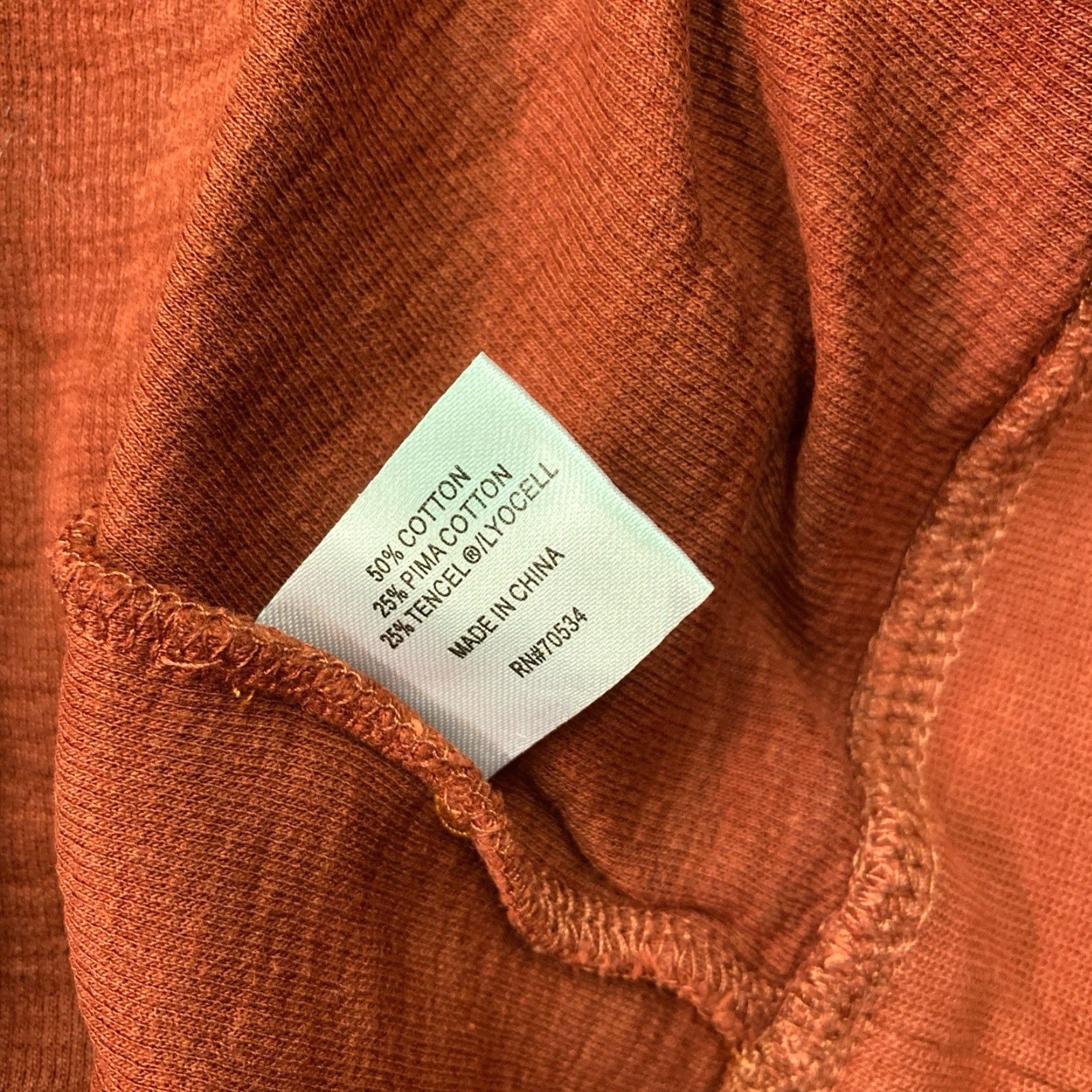 Orvis Orvis Men's Large Heritage Quarter-Zip Sweatshirt Rust Red Trout Logo Size US L / EU 52-54 / 3 - 5 Thumbnail