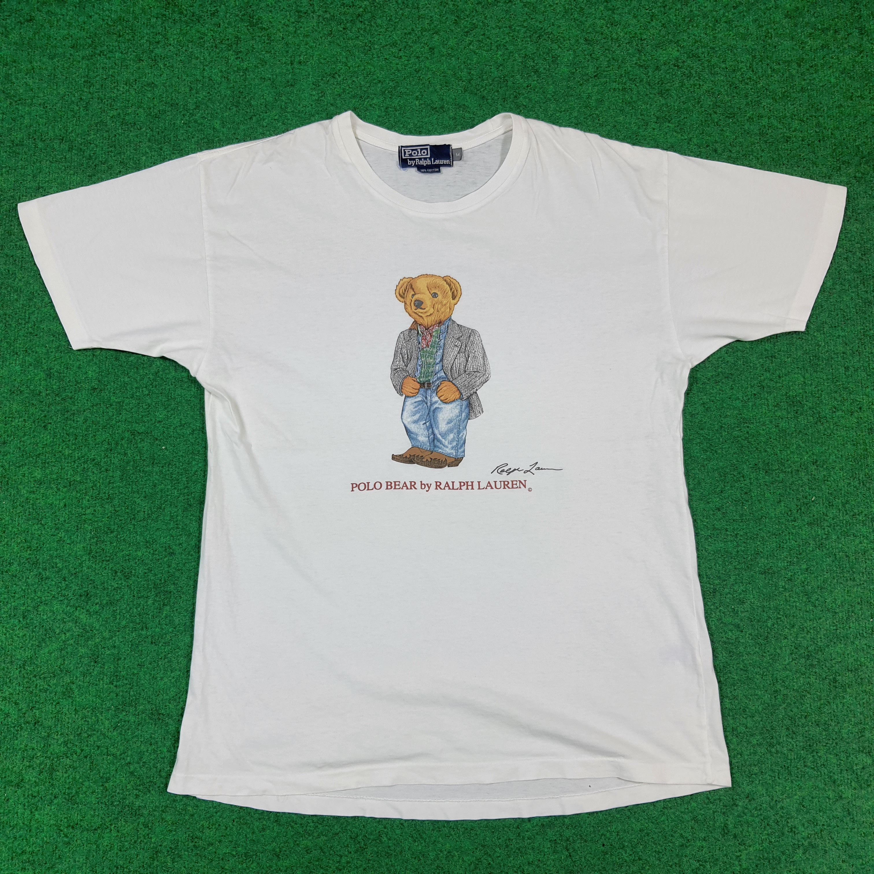 Polo Ralph Lauren Vintage Polo Ralph Lauren Polo Bear Single Stitch C294N80 Size US M / EU 48-50 / 2 - 1 Thumbnail