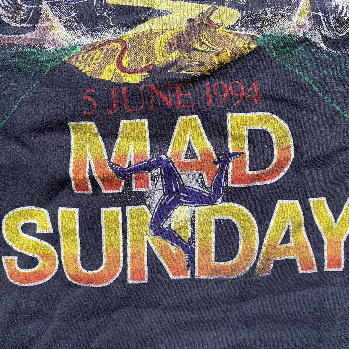 Harley Davidson × Vintage VINTAGE BIKER T SHIRT MAD SUNDAY 1994 ISLE OF MAN Size US S / EU 44-46 / 1 - 4 Thumbnail