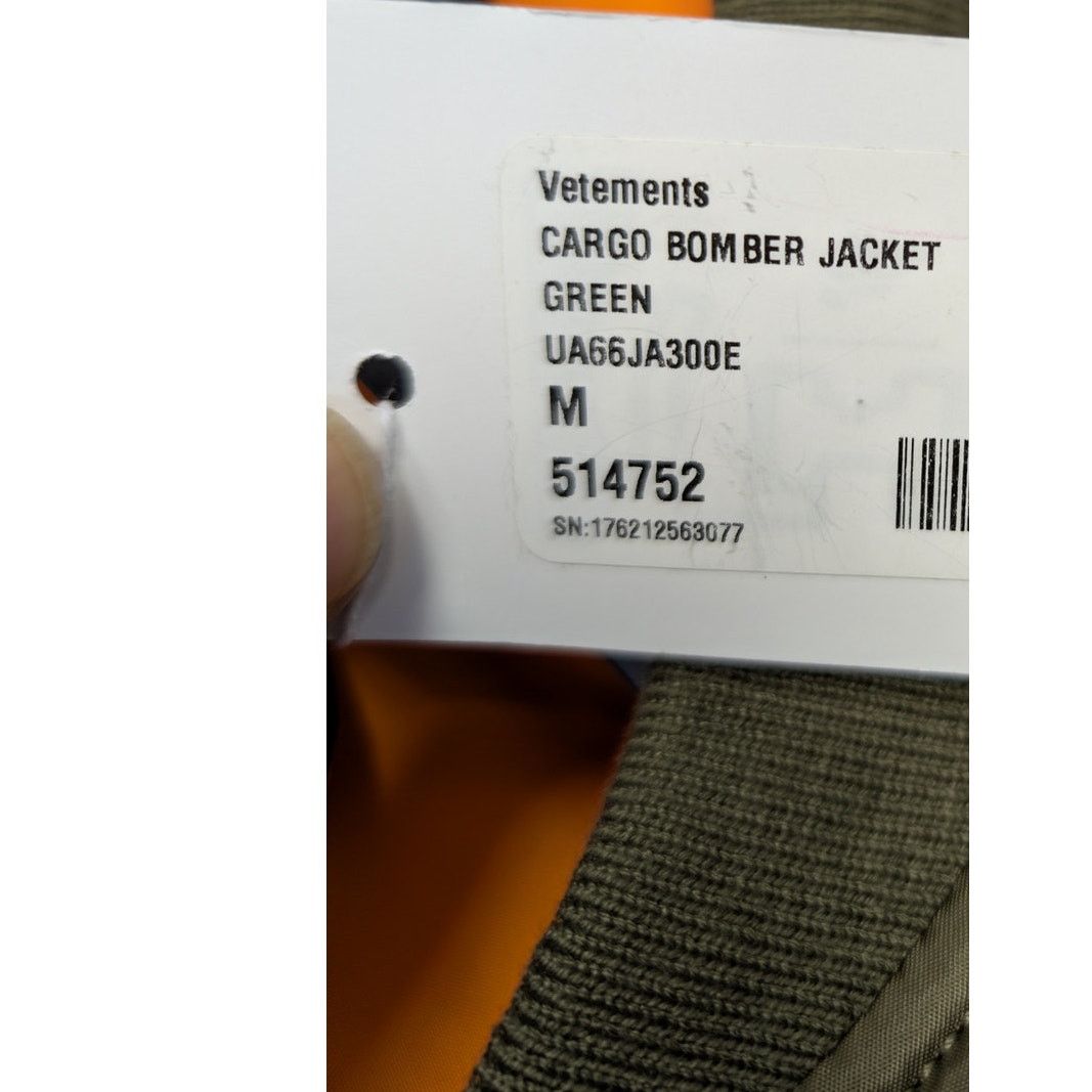 Vetements o1rshd1 Cargo Bomber Jacket in Green Size US M / EU 48-50 / 2 - 23 Thumbnail