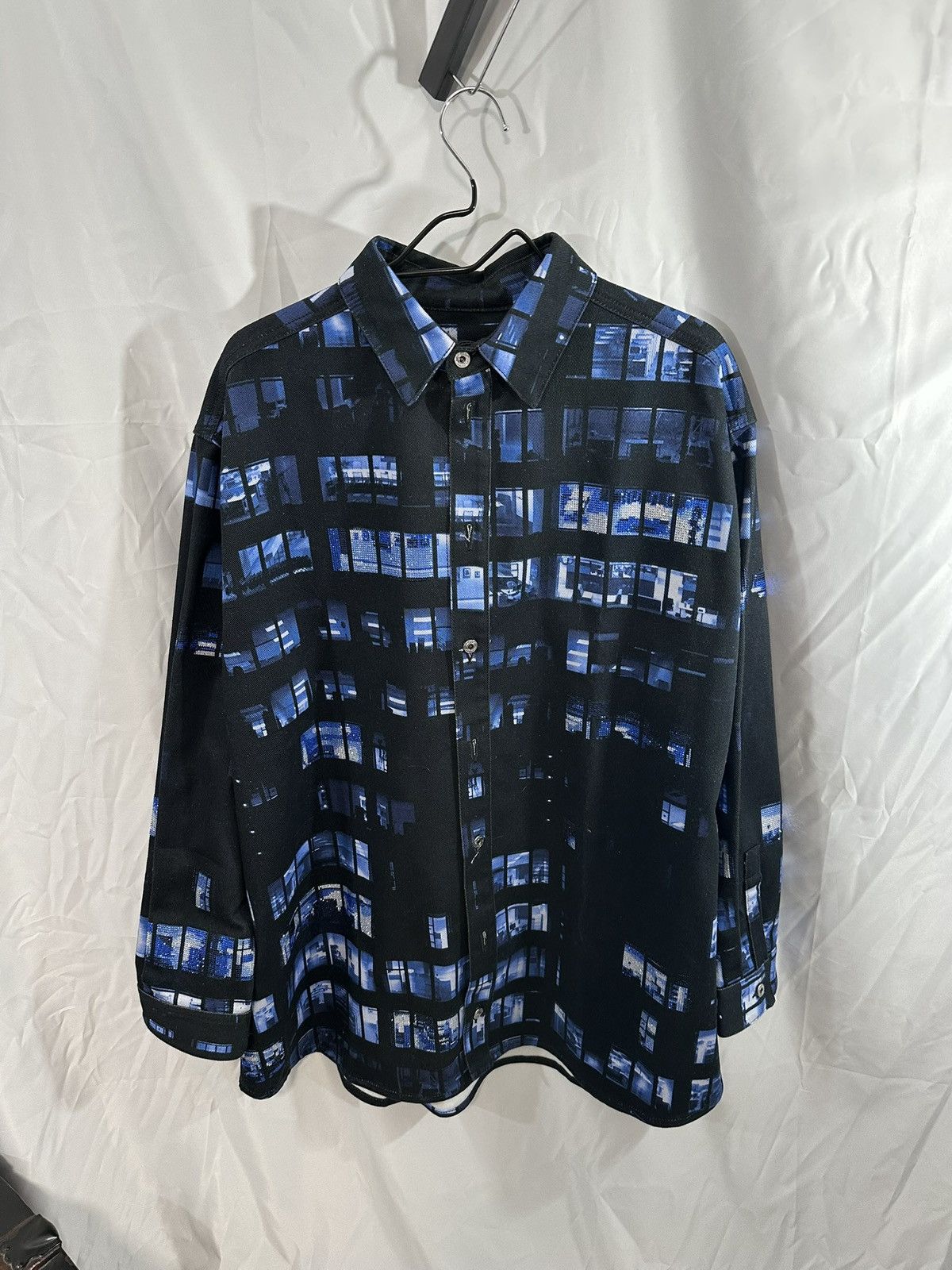 Off-White Off White Denim Windows Shirt Size US M / EU 48-50 / 2 - 2 Thumbnail