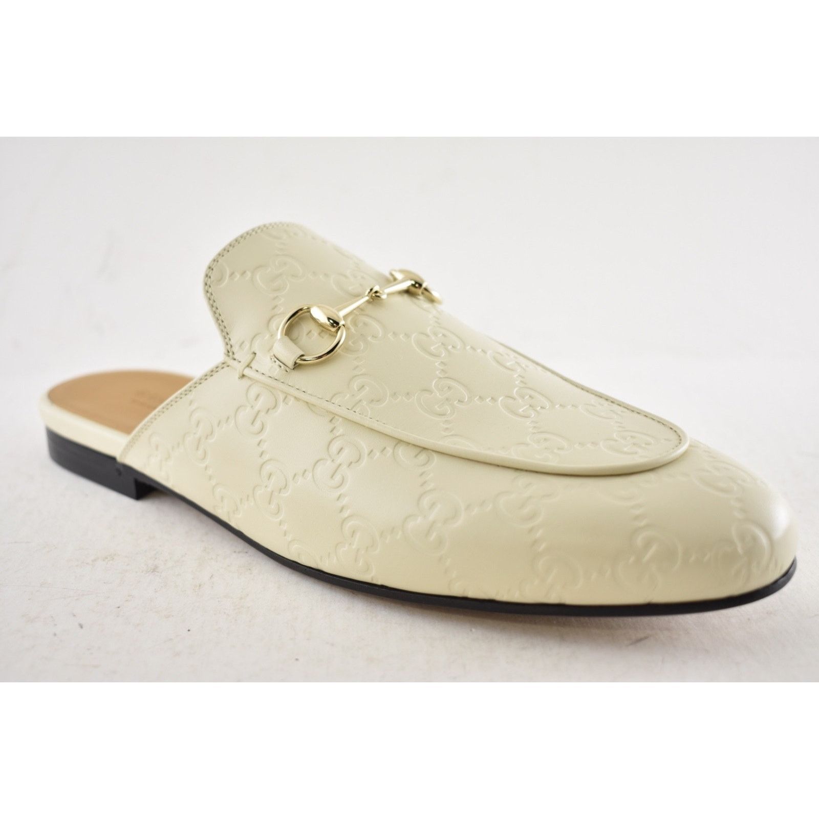 Gucci Gucci Princetown New Ivory GG Monogram Slide Loafer 36.5 Size US 6.5 / IT 36.5 - 6 Thumbnail