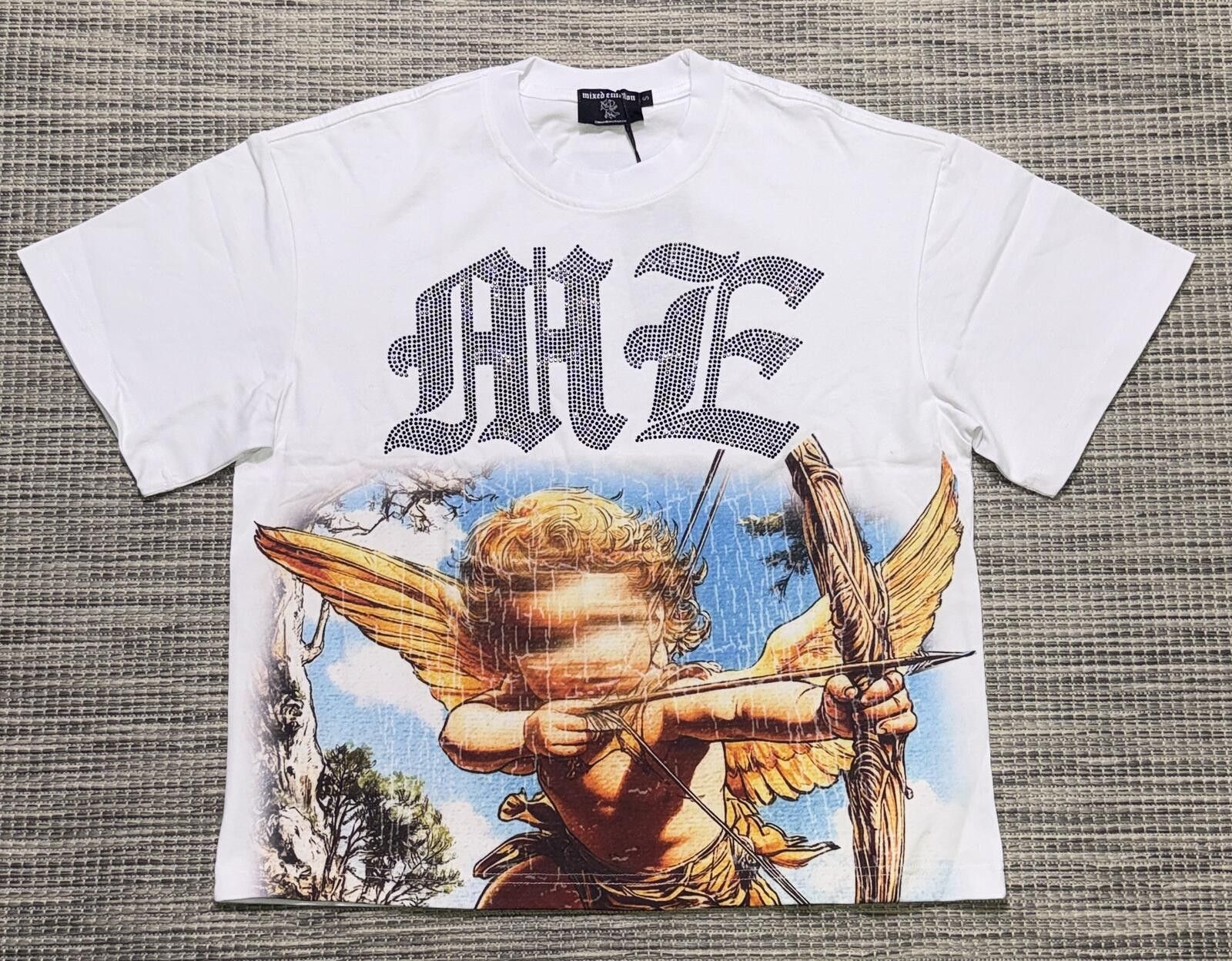 Other Mixed Emotion Angel Rhinestone Tee Size US S / EU 44-46 / 1 - 1 Thumbnail