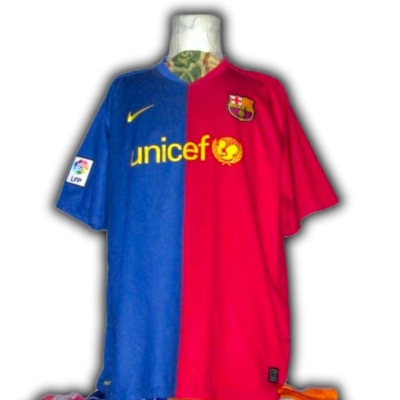 Nike Fc Barcelona Spain 2008 2009 Home Shirt Jersey fcb barca Size US XXL / EU 58 / 5 - 1 Thumbnail