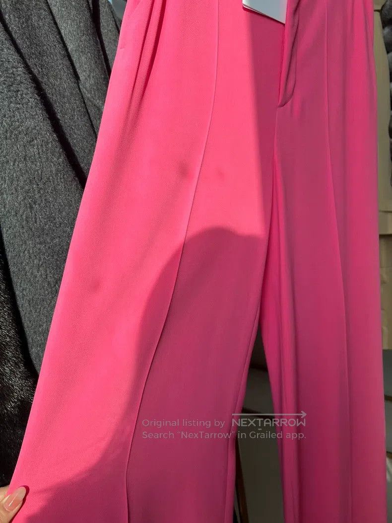 Valentino Valentino Women's high-waisted wide-leg pants Size 39" - 3 Thumbnail