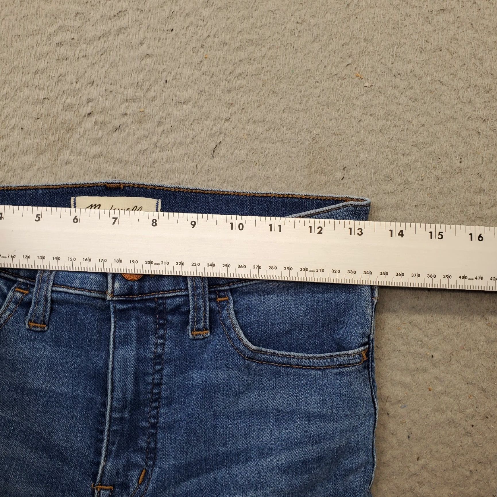 Madewell Madewell Jeans Women's 26 Blue Denim Skinny 5-Pocket Design Size 26" / US 2 / IT 38 - 6 Thumbnail