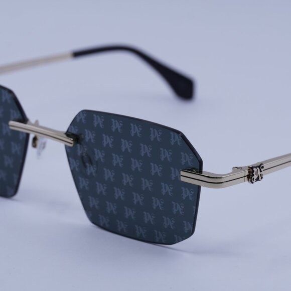 Palm Angels Palm Angels PERI10G QUARTZ 7607 Sunglasses Gold Geometric Size ONE SIZE - 2 Thumbnail