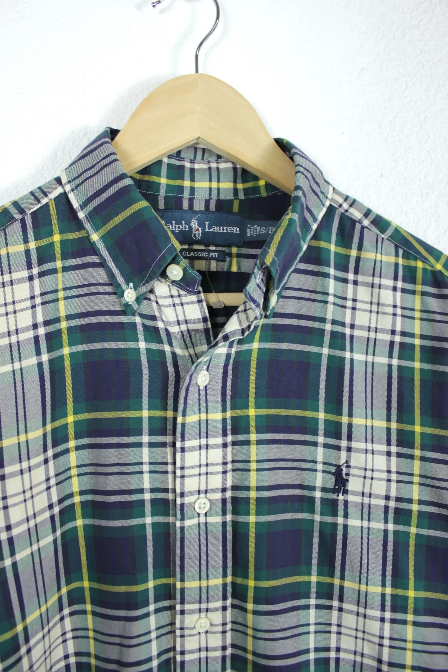 Polo Ralph Lauren Polo Ralph Lauren Pony Logo Green Tartan Check Oxford Shirt Size US L / EU 52-54 / 3 - 2 Thumbnail