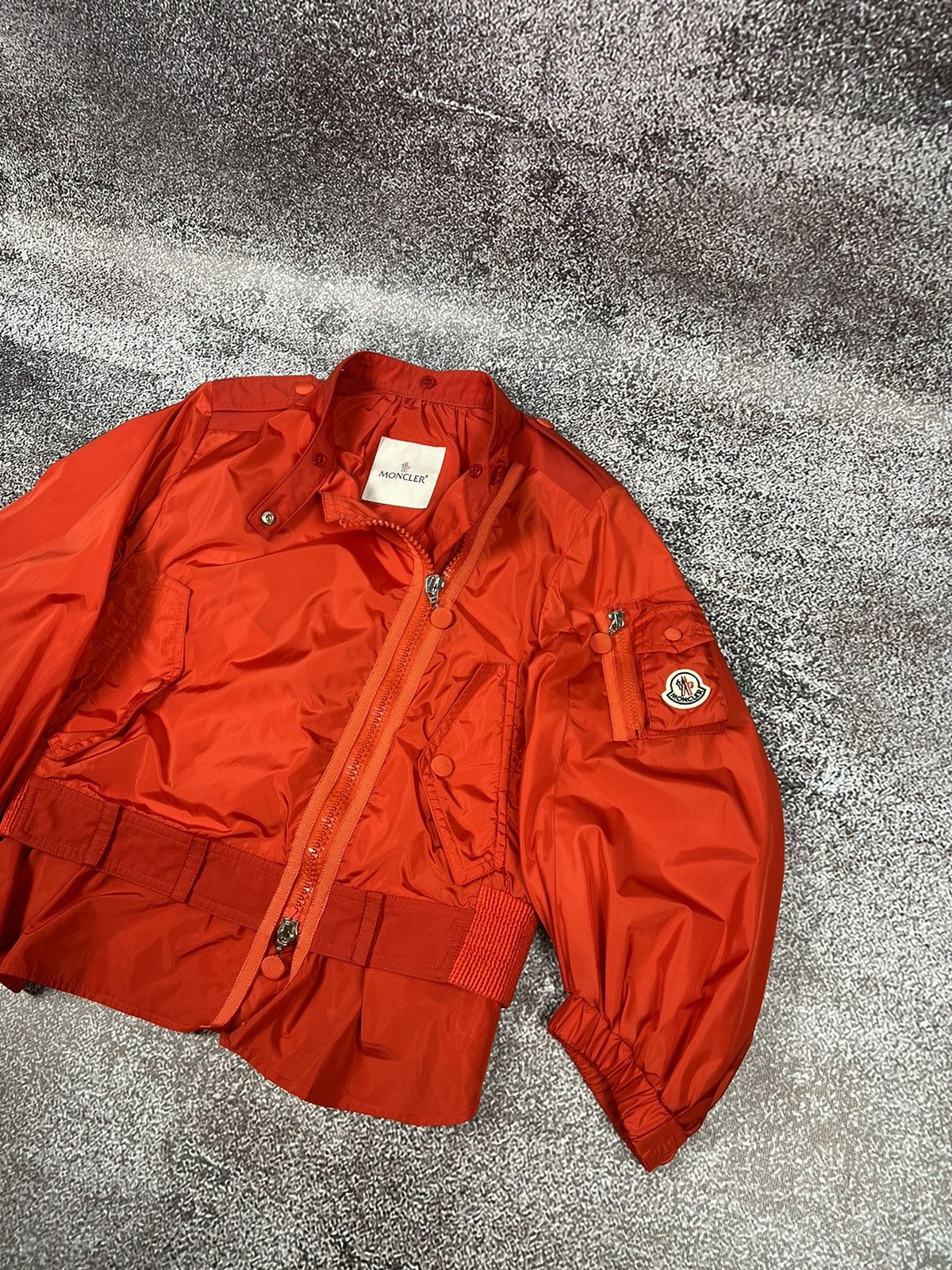 Moncler Sample‼️ new Moncler Gerbera asymetric bomber jacket Size M / US 6-8 / IT 42-44 - 3 Thumbnail