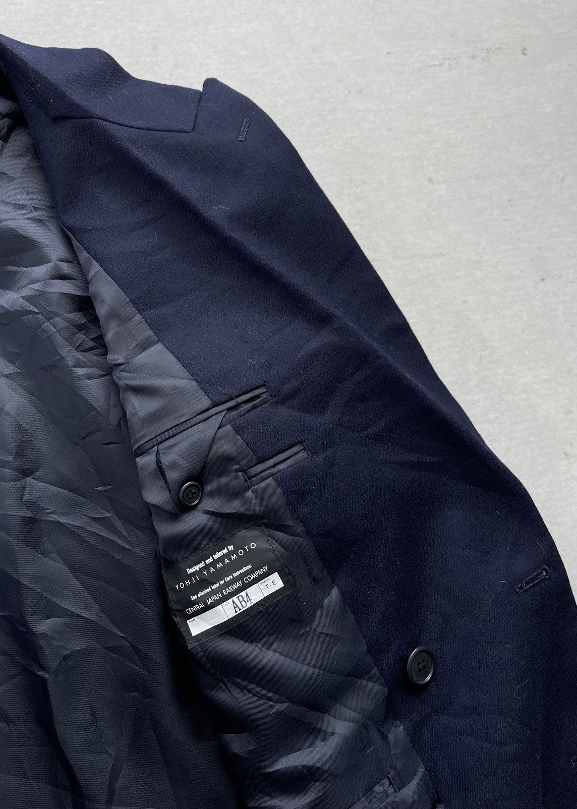 Yohji Yamamoto Yohji Yamamoto Double-Breasted Tailored Blazer/Jacket Size US M / EU 48-50 / 2 - 11 Thumbnail