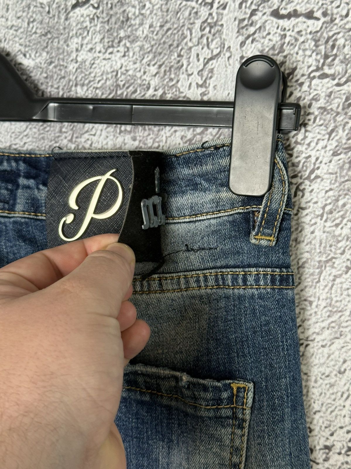 Philipp Plein Philipp Plein Jeans Skull Crossbones Distressed Denim Pants Size US 32 / EU 48 - 15 Thumbnail