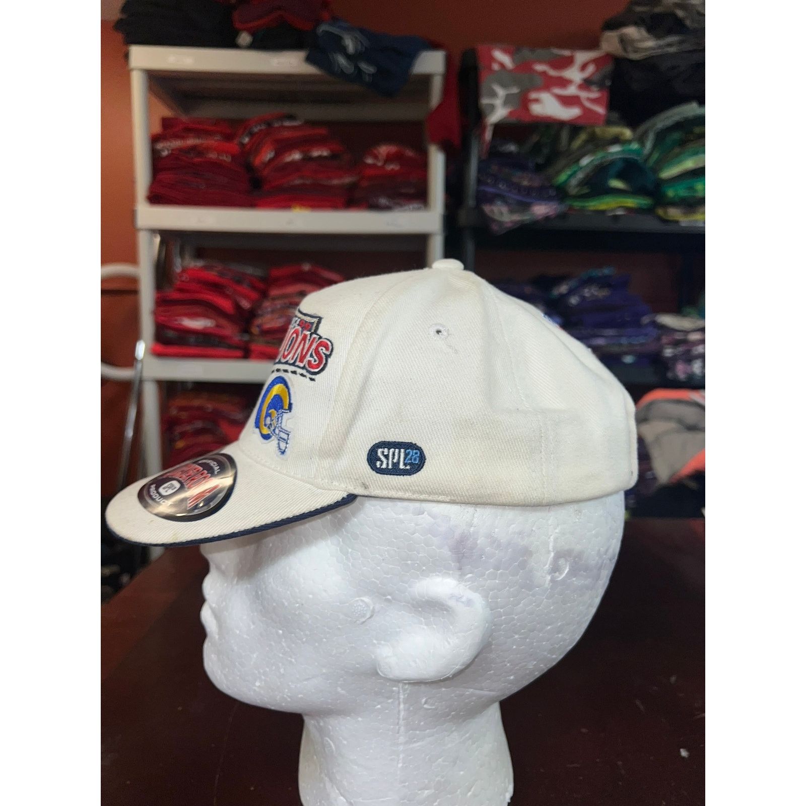 Vintage Vintage St. Louis Rams Hat Los Angeles 1999 Locker Room VTG Size ONE SIZE - 4 Thumbnail