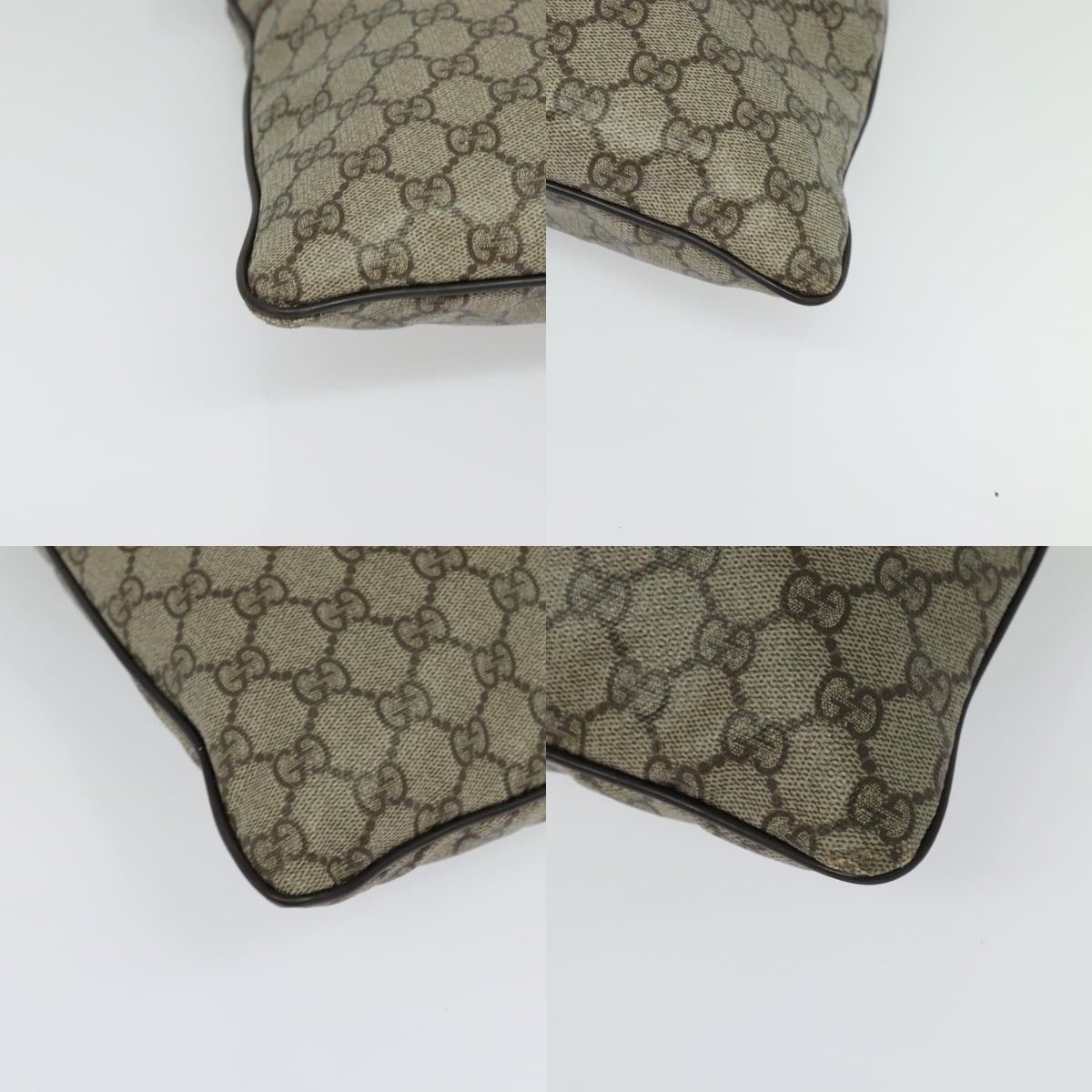 Gucci GUCCI GG Supreme Shoulder Bag Pvc Beige Silver Size ONE SIZE - 10 Thumbnail