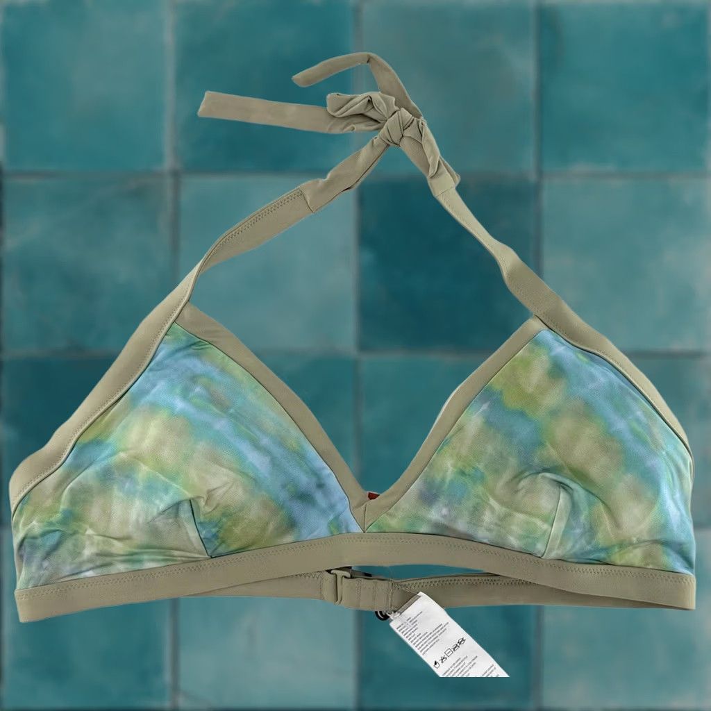 Prana prAna Women’s Sunset Scene Swim Top Mirage XL Green Halter Adjustable Padded Beach VNWT Size XL / US 12-14 / IT 48-50 - 1 Thumbnail