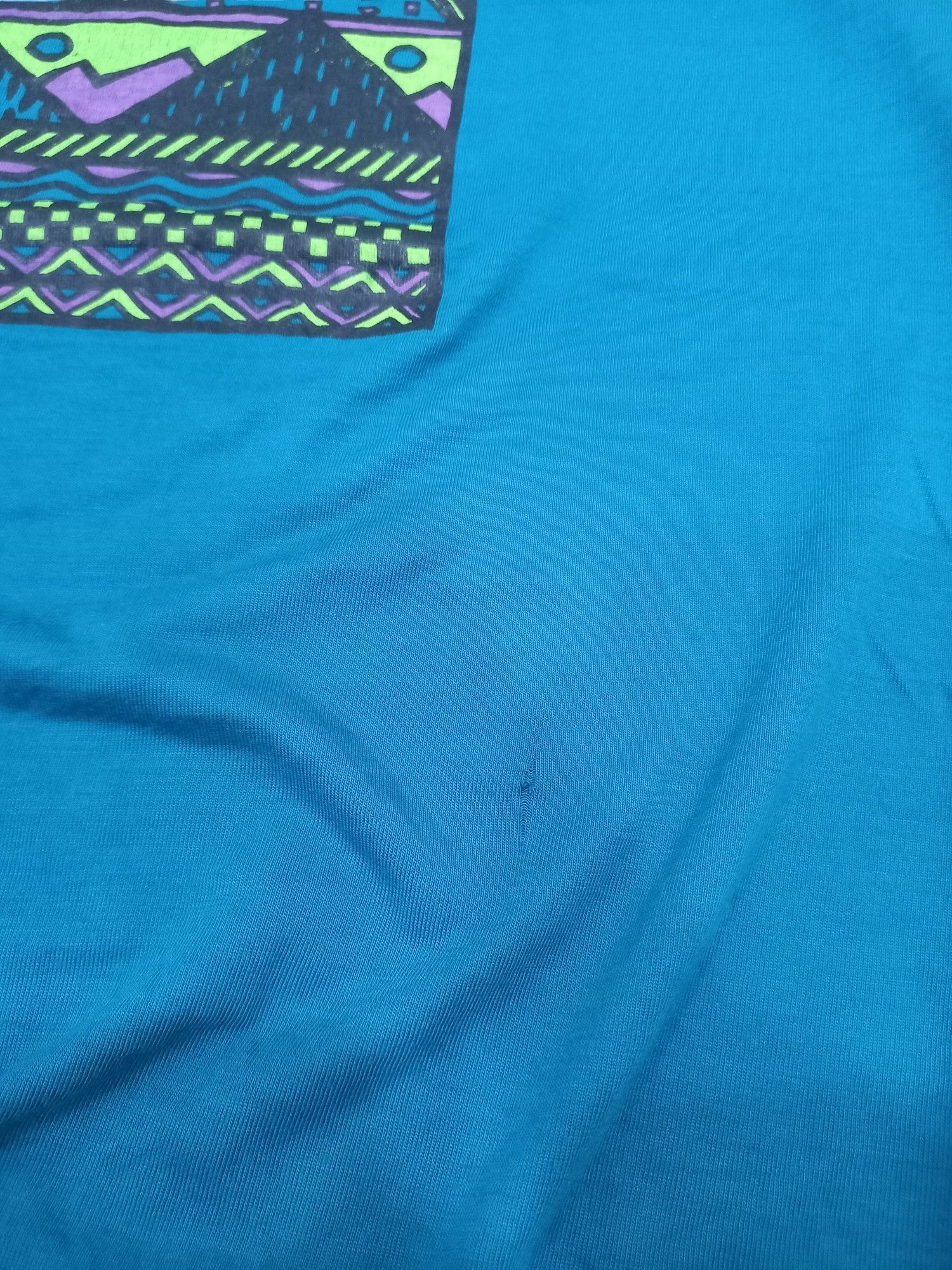 Montbell Rare! Vintage Montbell Outdoor Neon Art Single Stitch Tee Size US M / EU 48-50 / 2 - 3 Thumbnail