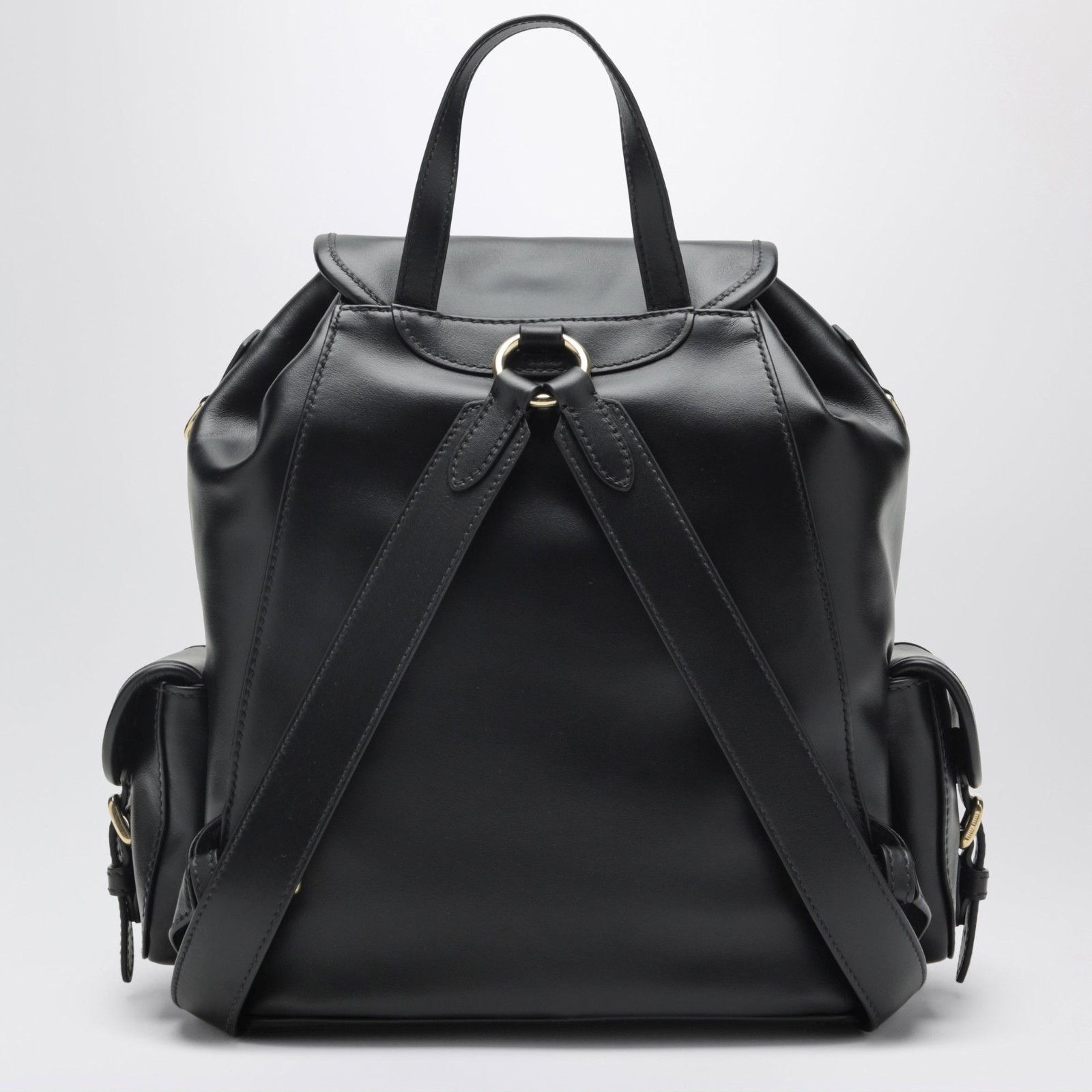 Miu Miu MIU MIU $3600 Black Calfskin Leather Backpack New & Authenti Size ONE SIZE - 3 Thumbnail