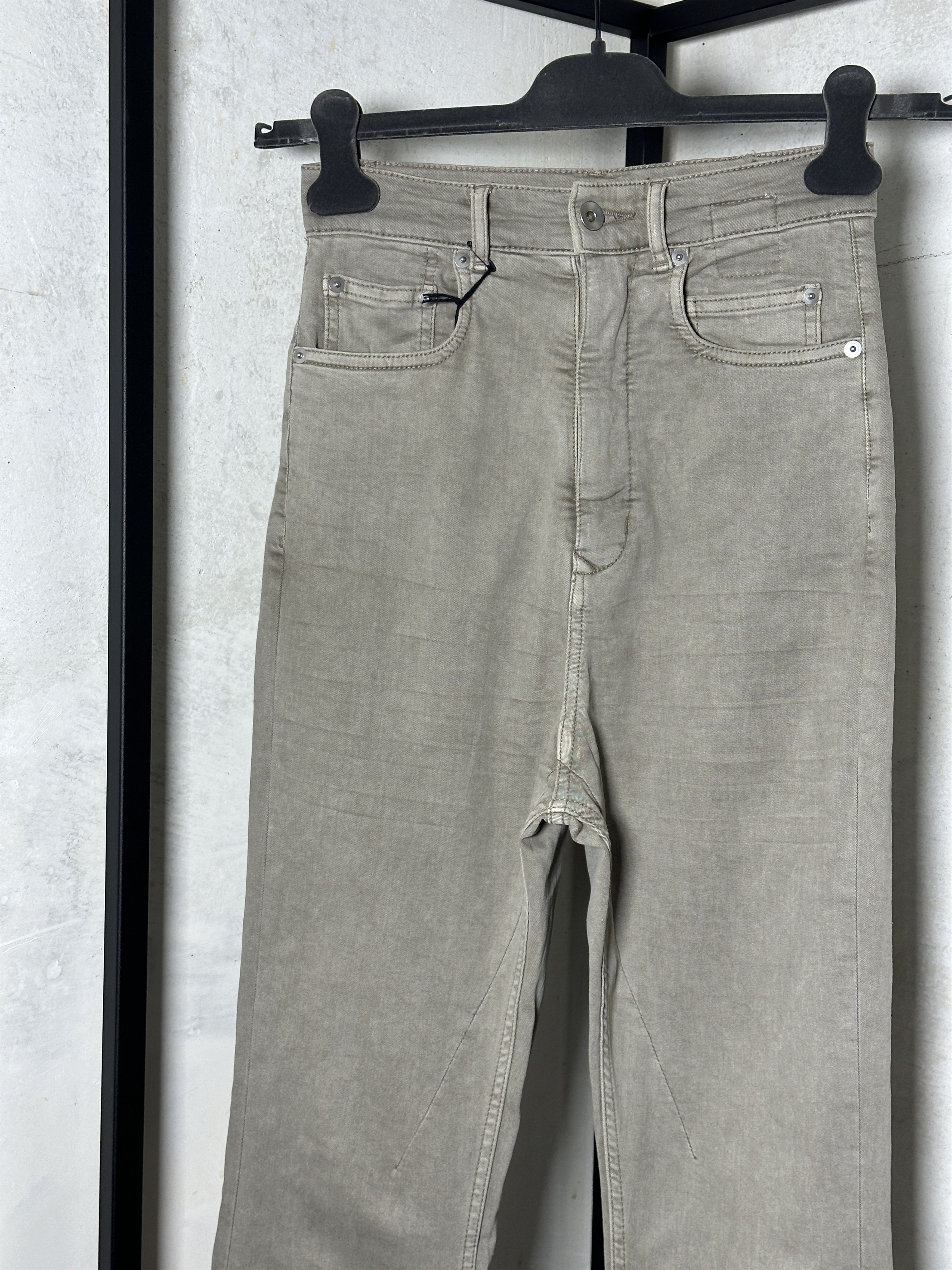 Rick Owens Drkshdw Rick Owens DRKSHDW Bolan Bootcut Jeans Pearl Size 25" / US 0 / IT 36 - 5 Thumbnail