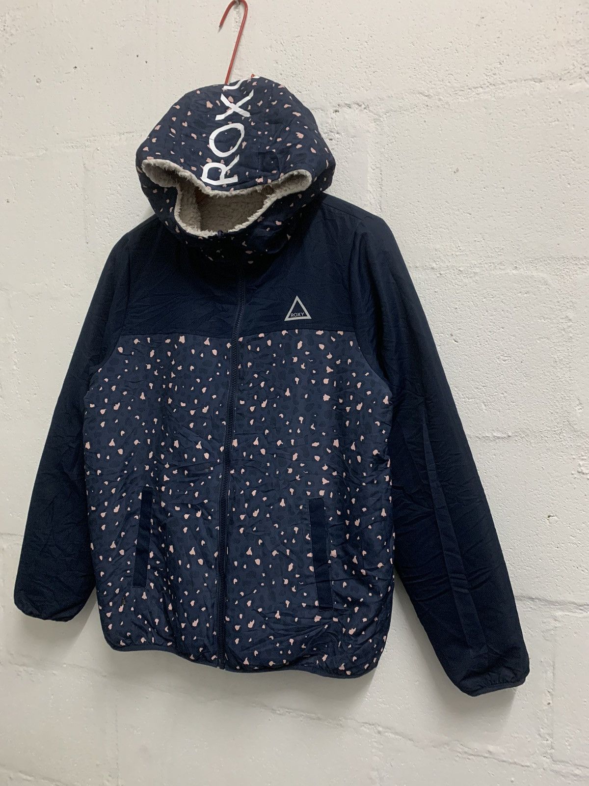 Japanese Brand Roxy Fleece Riversible Hoodie Jacket Size L / US 10 / IT 46 - 9 Thumbnail