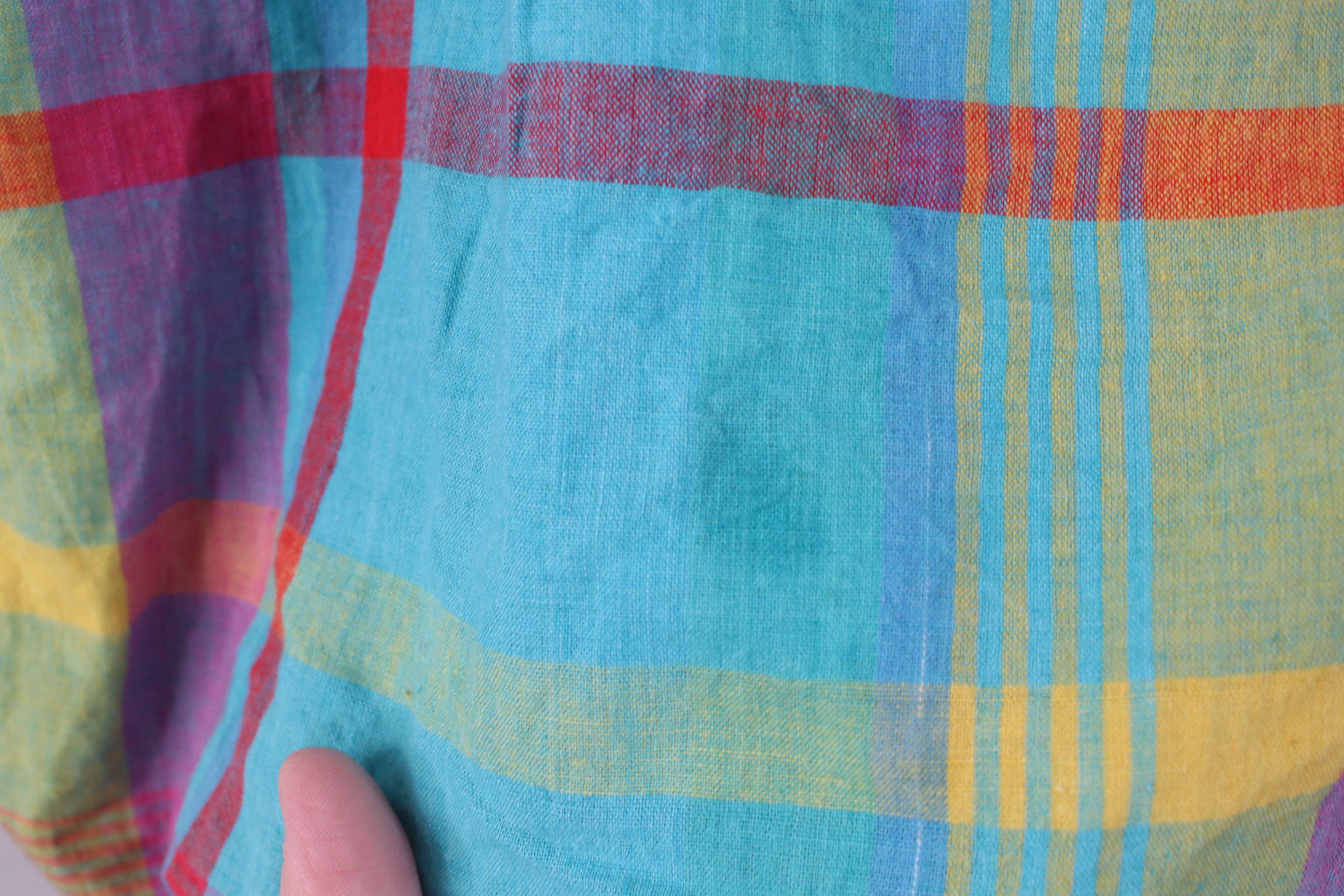 Vintage Vintage 90s Streetwear Madras Plaid Button Down Shirt Size US M / EU 48-50 / 2 - 9 Thumbnail