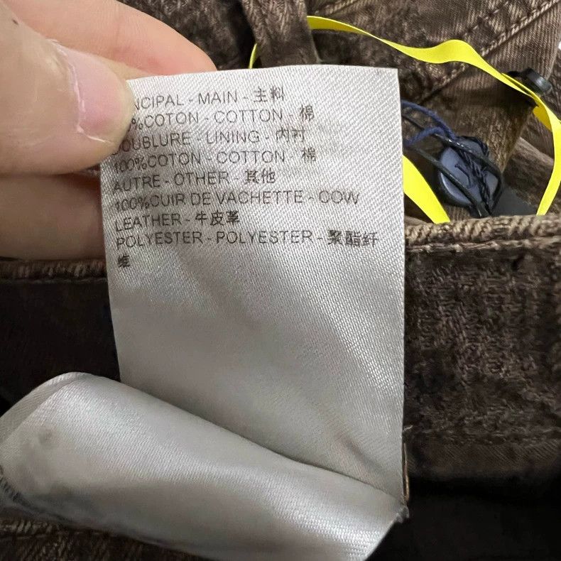 Louis Vuitton Louis Vuitton 24 FW brown wash effect straight leg pants 25 Size US 34 / EU 50 - 8 Thumbnail