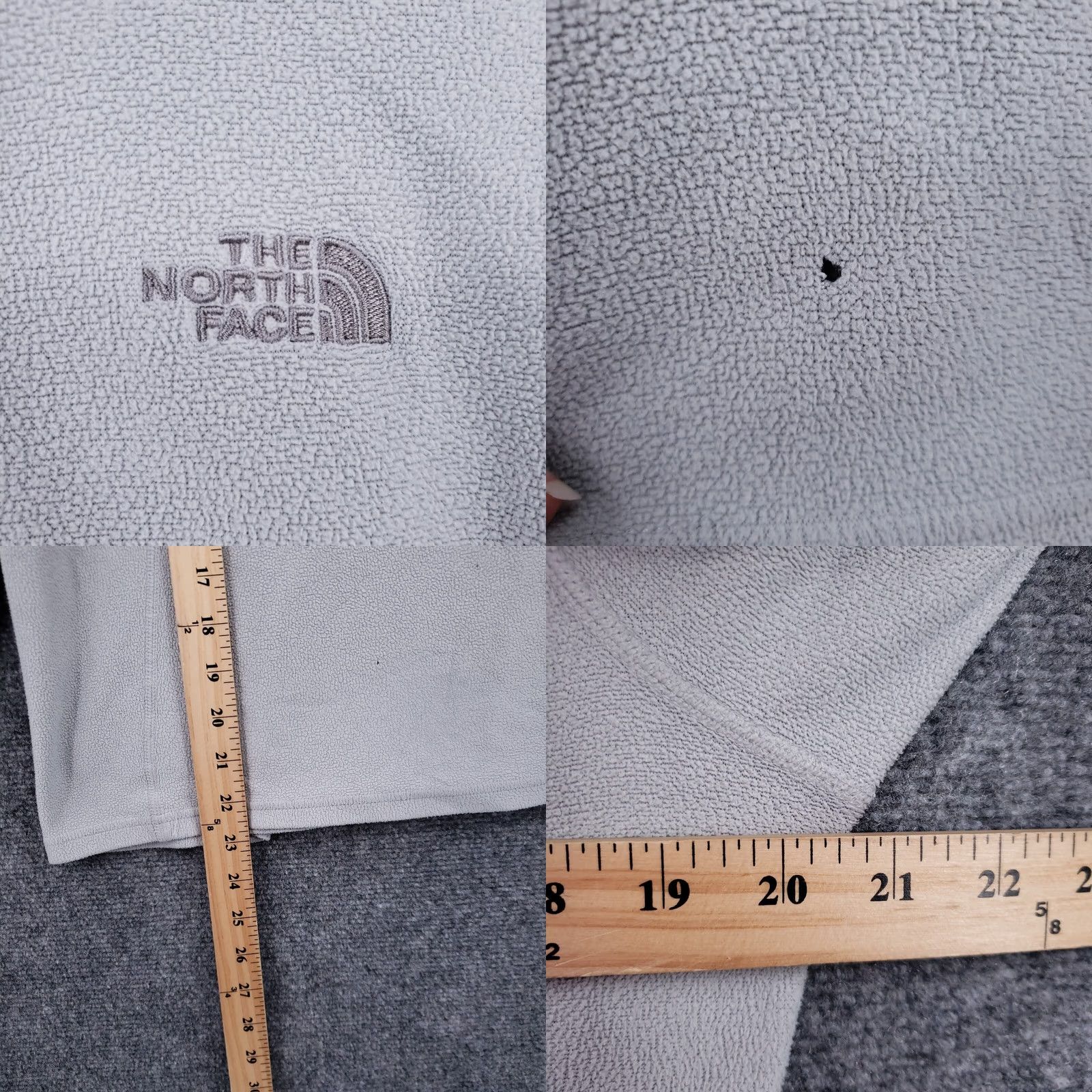 The North Face The North Face Sweatshirt Womens M Medium Gray Pullover 1/4 Zip Fleece Outdoor Size M / US 6-8 / IT 42-44 - 8 Thumbnail