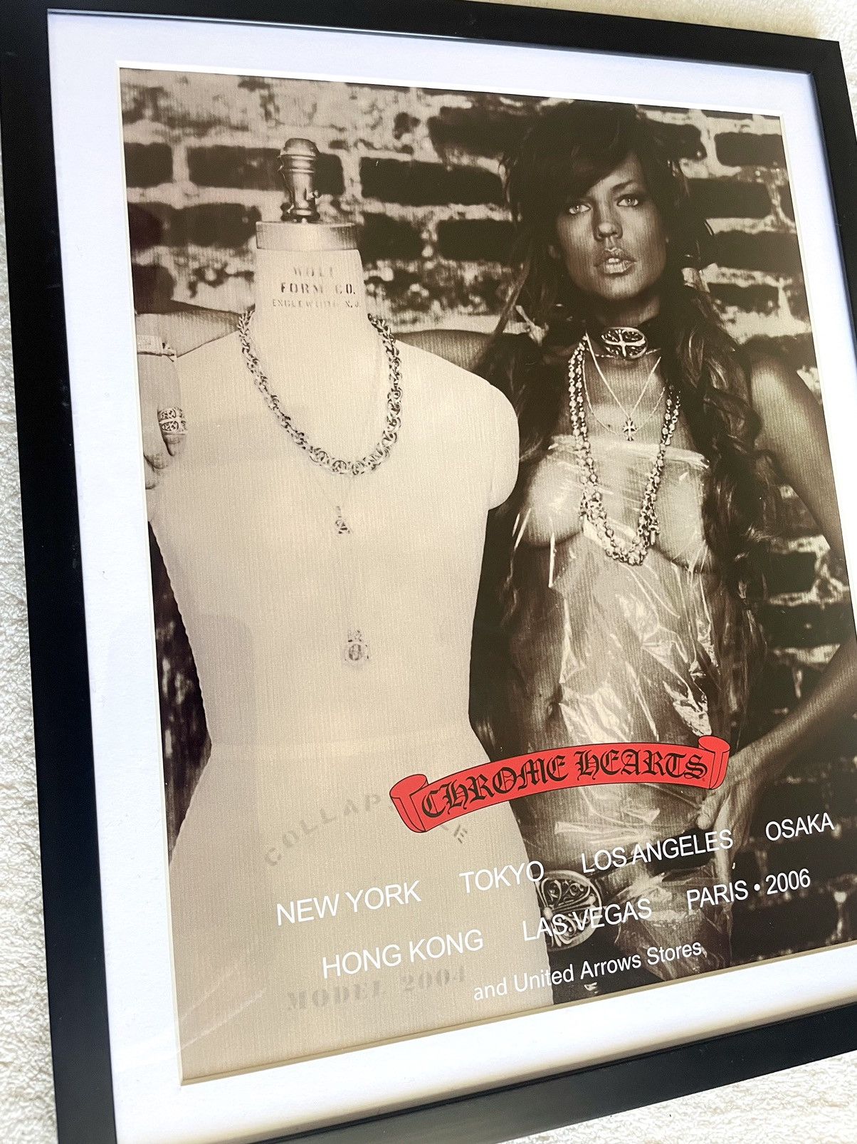 Chrome Hearts Chrome Hearts erotic vintage photo 9x11 Framed poster Size ONE SIZE - 2 Thumbnail