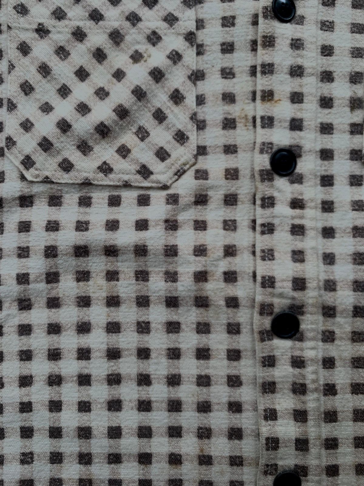 Visvim FREE TAX! Shadow Plaid Sleeveless Shirt Size US M / EU 48-50 / 2 - 6 Thumbnail