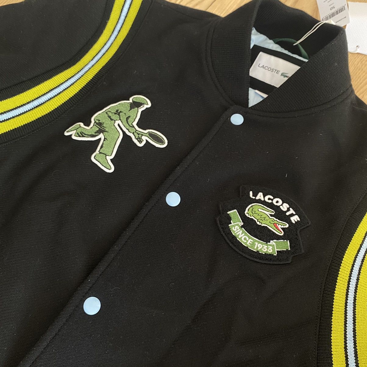 Lacoste Lacoste Varsity Letterman Wool Bomber Jacket Patch Vintage Size US M / EU 48-50 / 2 - 3 Thumbnail