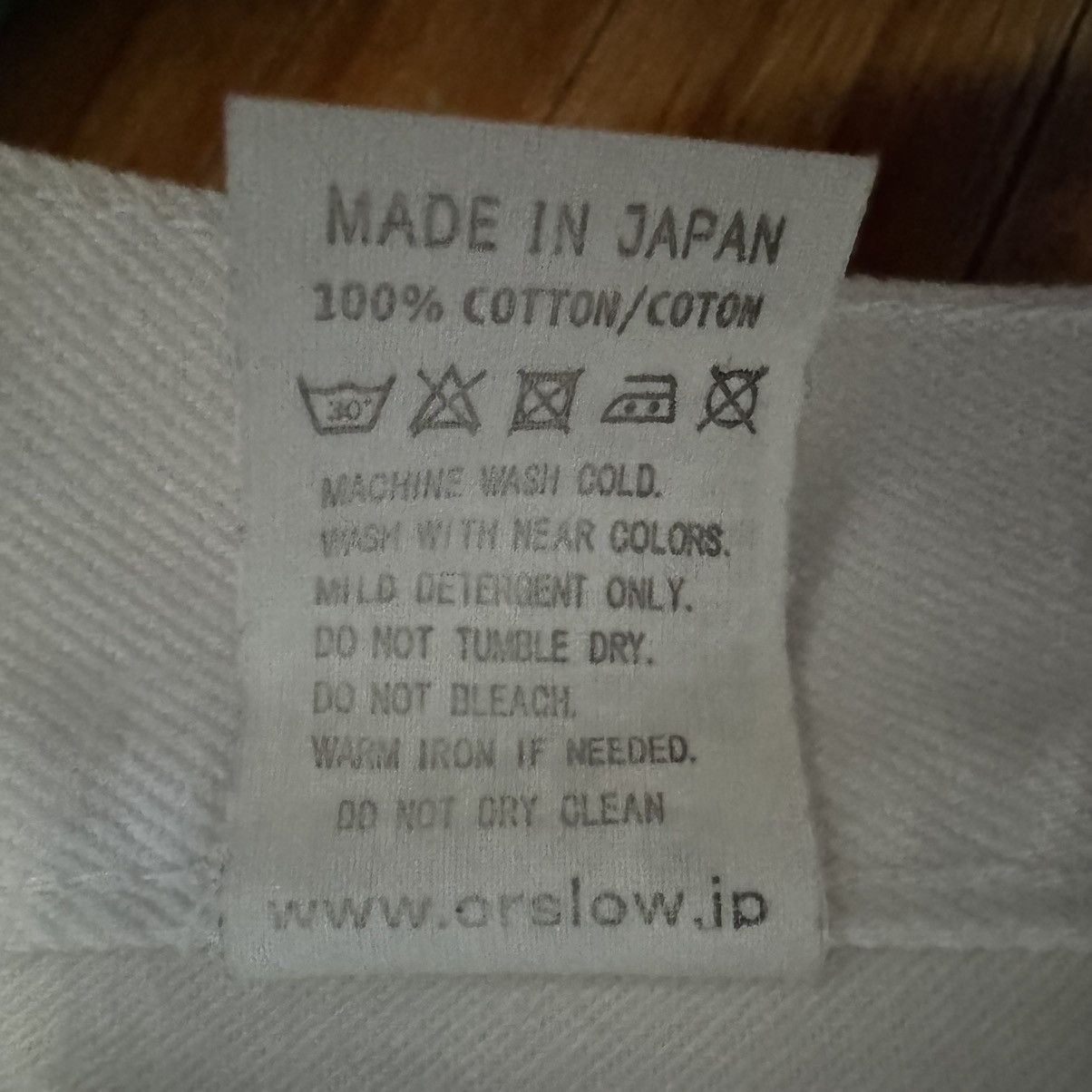 Japanese Brand × Orslow OrSlow White Straight Leg Workwear Pants Painter 29 x 24 Size 29" - 5 Thumbnail