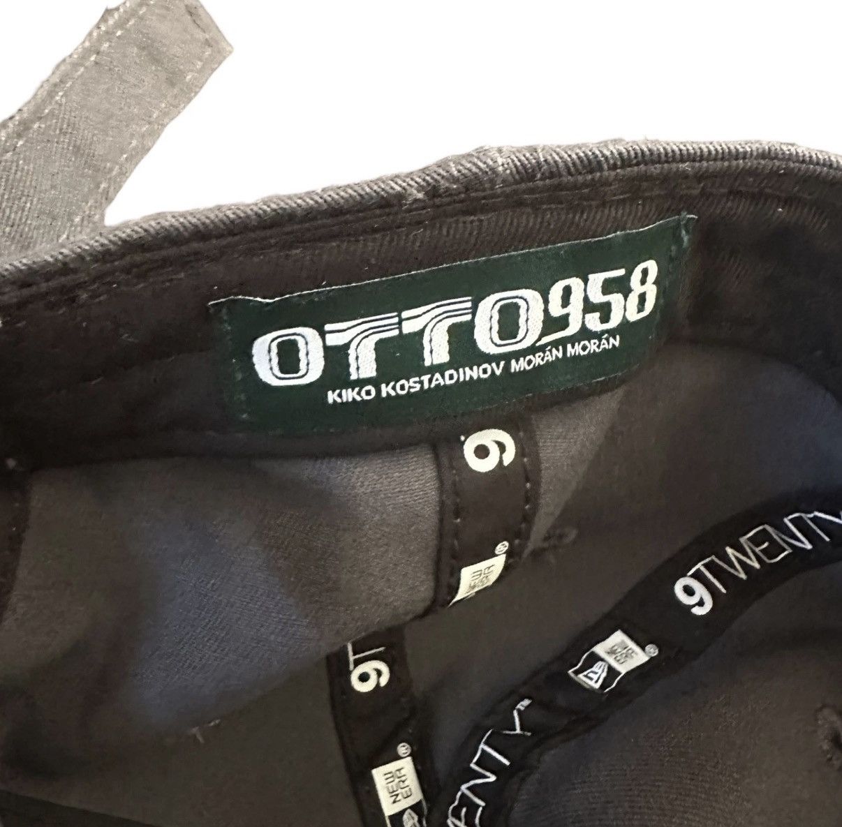 OTTO 958 OTTO 958 Logo Hat Charcoal Size ONE SIZE - 5 Thumbnail