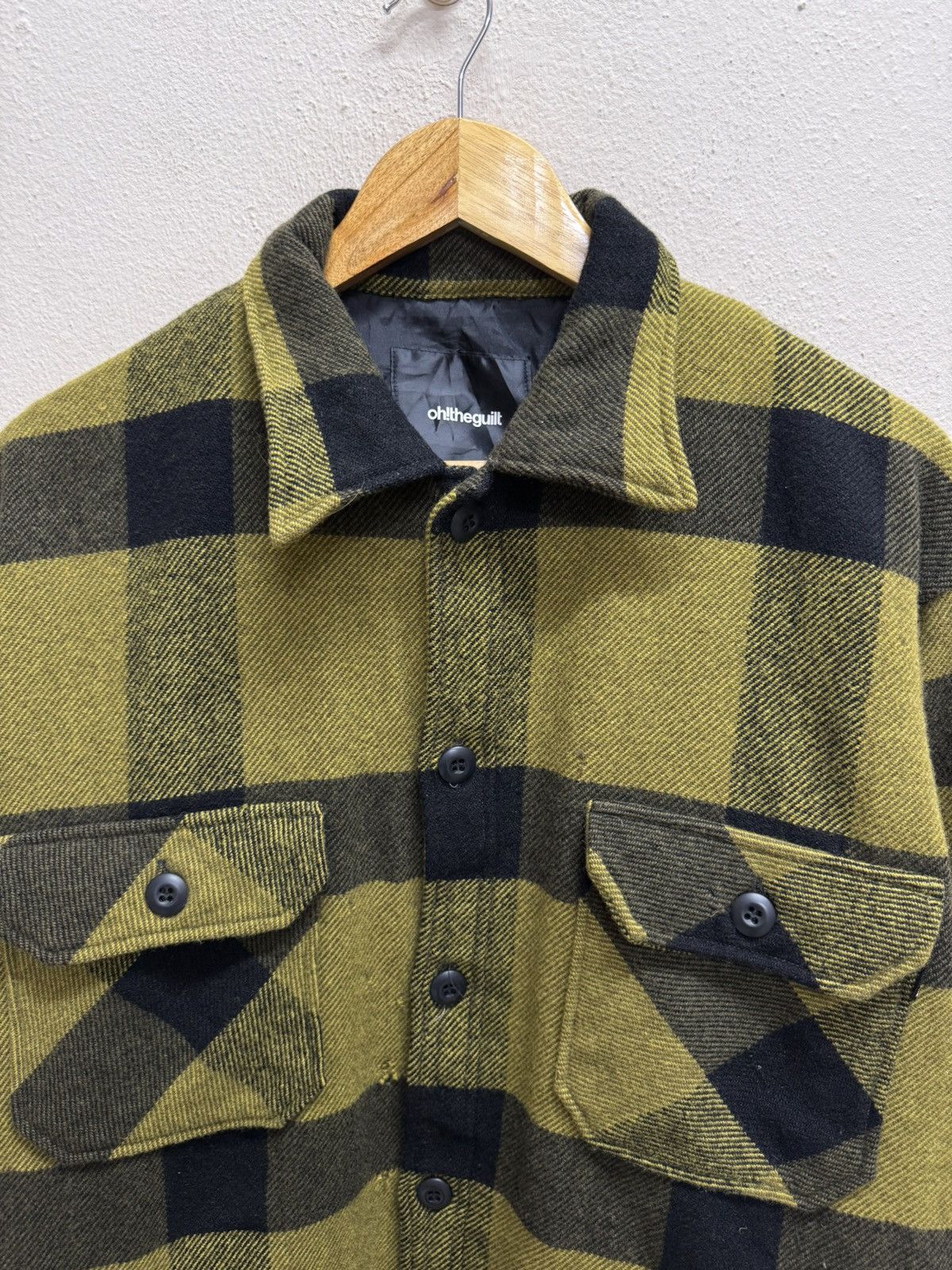 Japanese Brand × Vintage Vintage oh!theguilt chekered woolen shacket jacket Size US XL / EU 56 / 4 - 18 Thumbnail