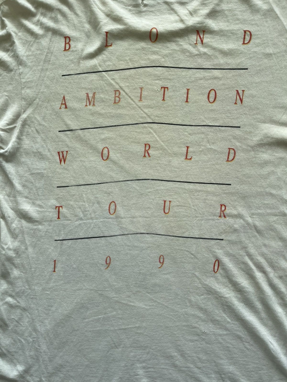 Vintage Vintage Distressed Madonna Blood Ambition Tour Tee Size US L / EU 52-54 / 3 - 5 Thumbnail
