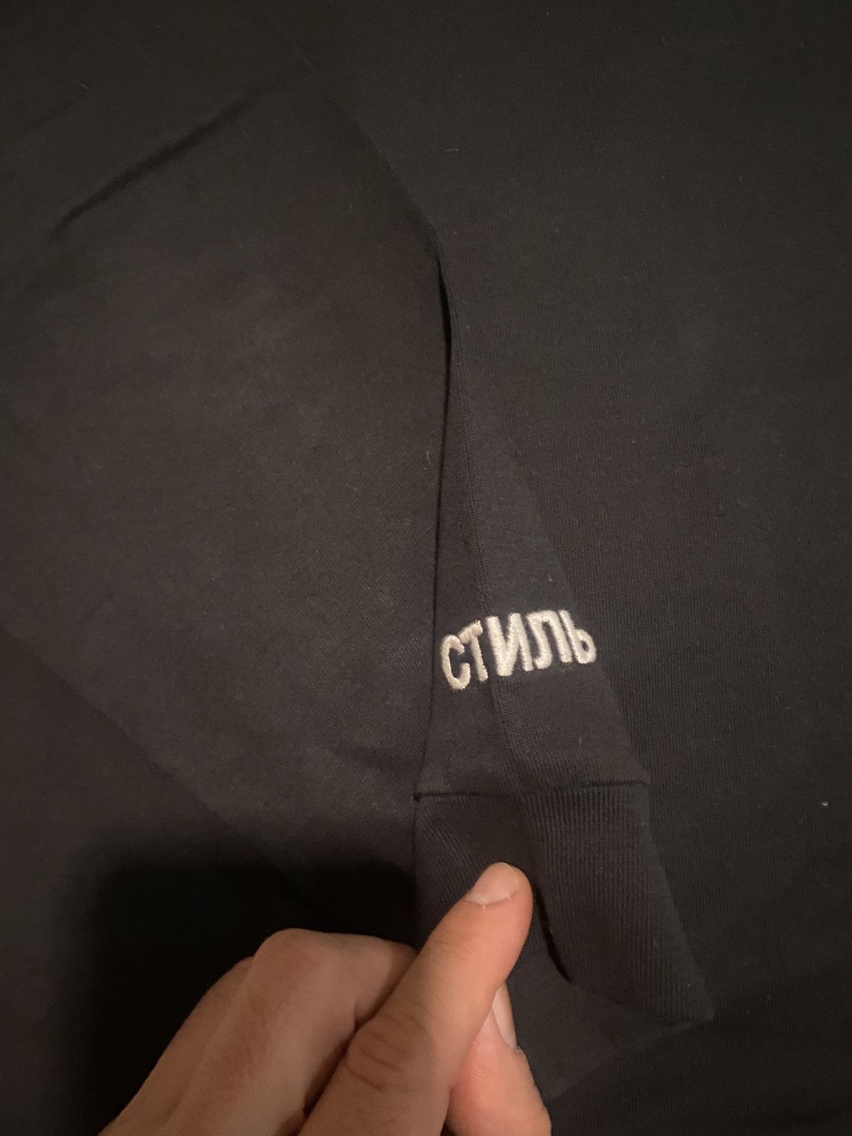 Heron Preston Heron Preston Classic Swan Long Sleeve T-Shirt Size US M / EU 48-50 / 2 - 5 Thumbnail