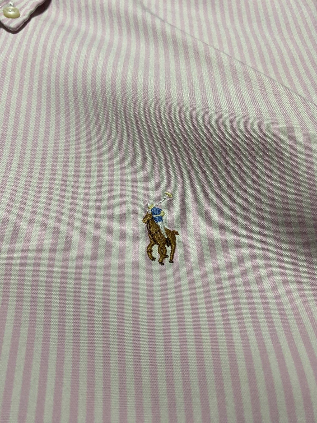 Polo Ralph Lauren Vintage Polo Ralph Lauren oversize striped button up t shirt Size US L / EU 52-54 / 3 - 6 Thumbnail