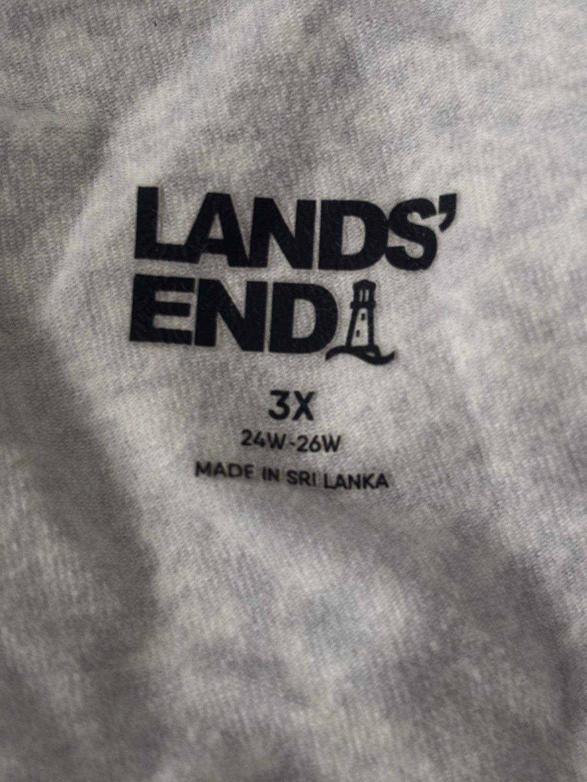 Lands' End Women’s black & white leggings.wg2021 Size 42" / US 20 - 10 Thumbnail
