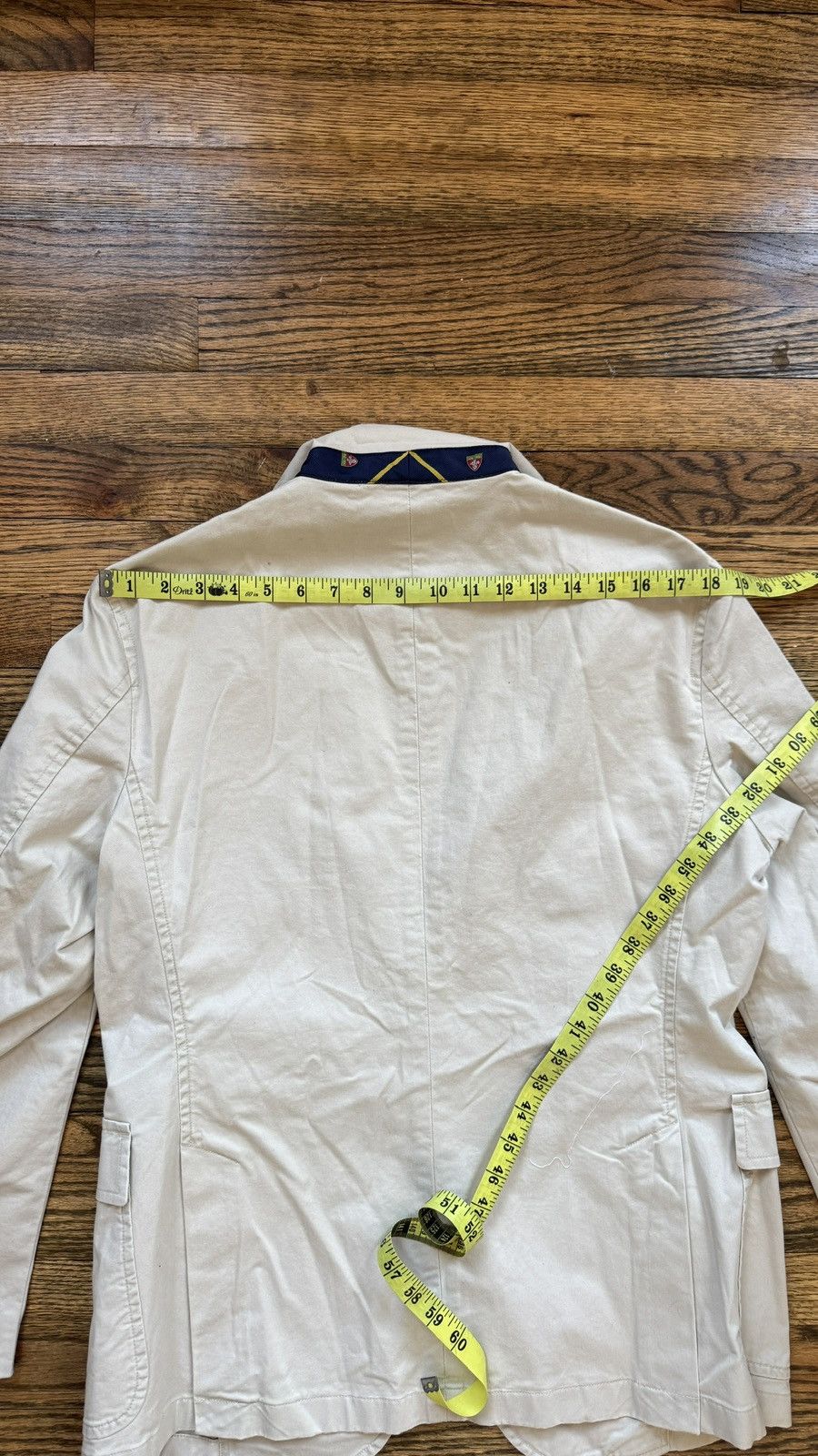 Polo Ralph Lauren Polo Ralph Lauren Tan Cotton Sports Jacket Size L Size 42R - 8 Thumbnail